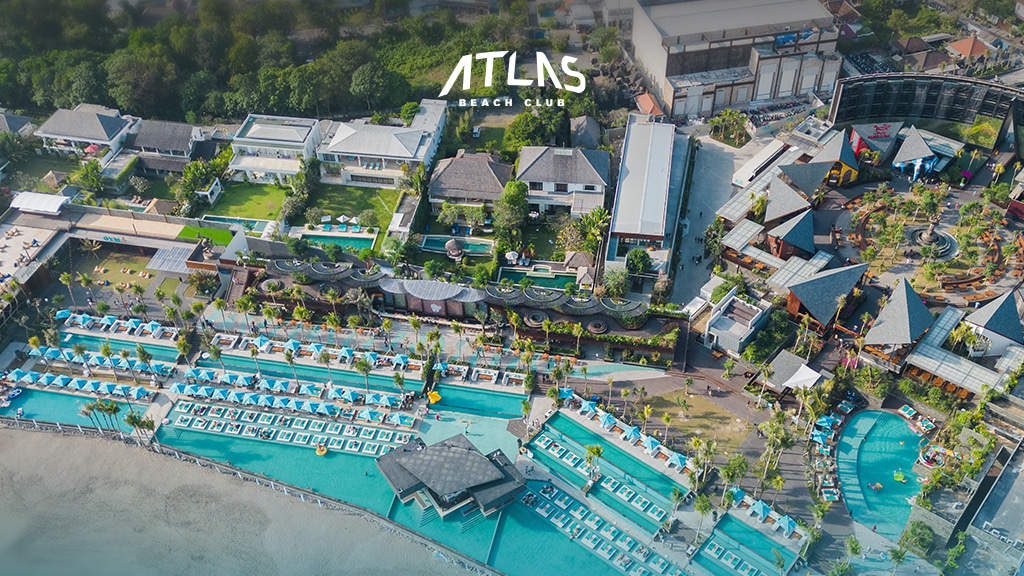 Atlas Beach Club с воздуха