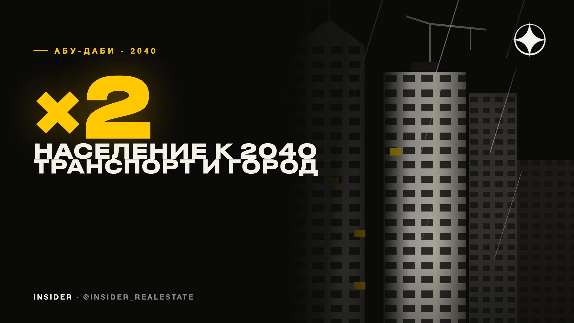 Абу-Даби к 2040 году: удвоение населения, 240 млрд дирхамов на инфраструктуру и транспорт