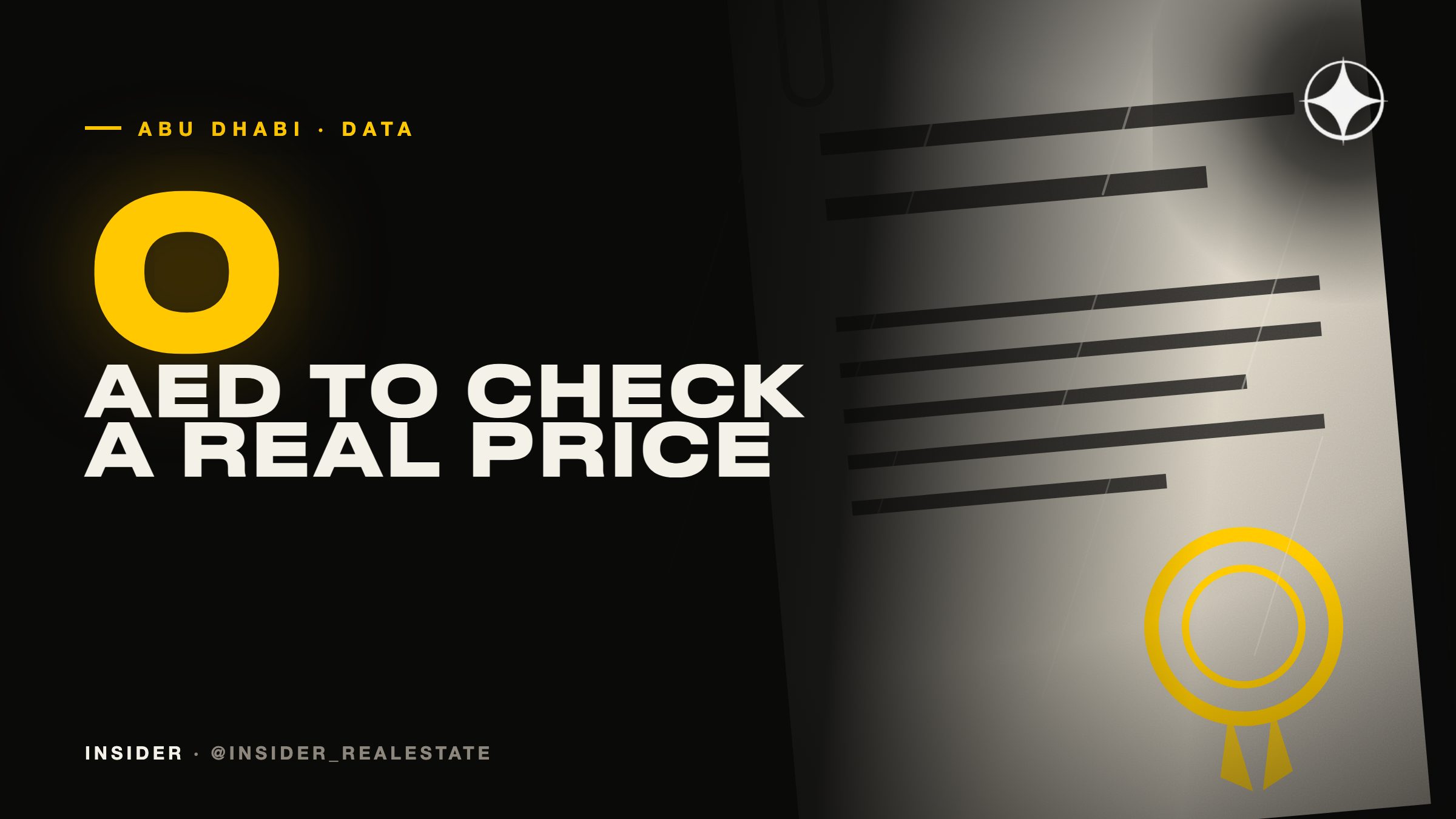 Abu Dhabi has opened its transaction data: prices can now be checked for free