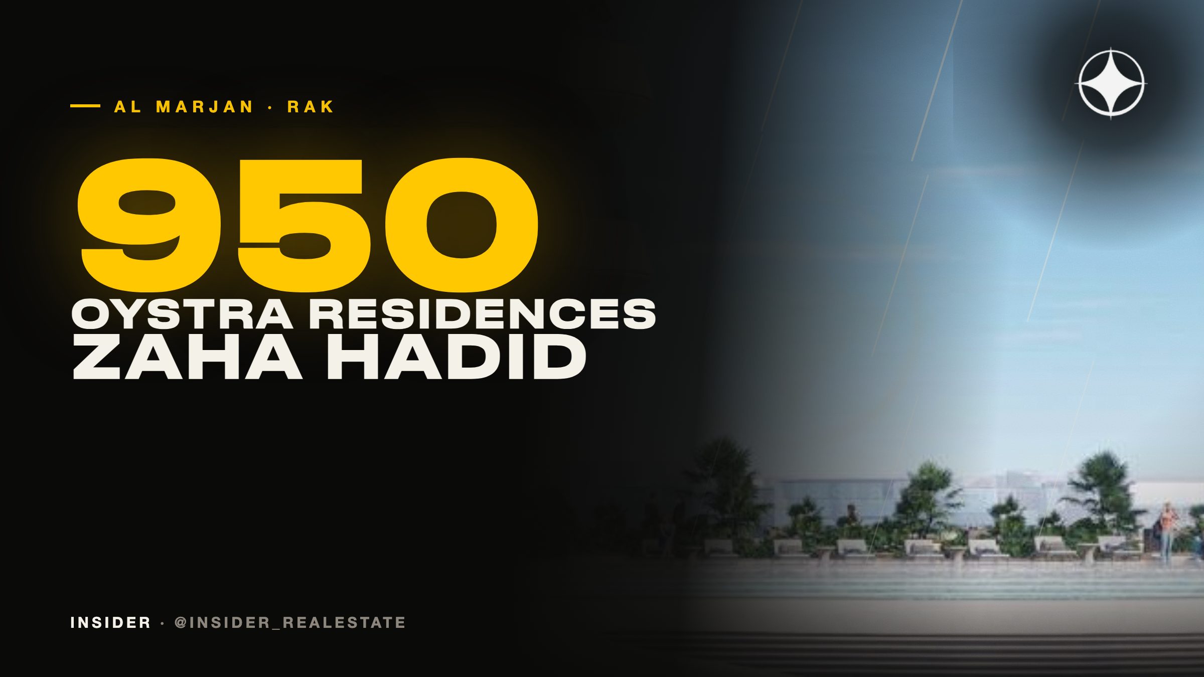 Al Marjan Island: Fairmont Residences by Ardee, and Oystra by Zaha Hadid