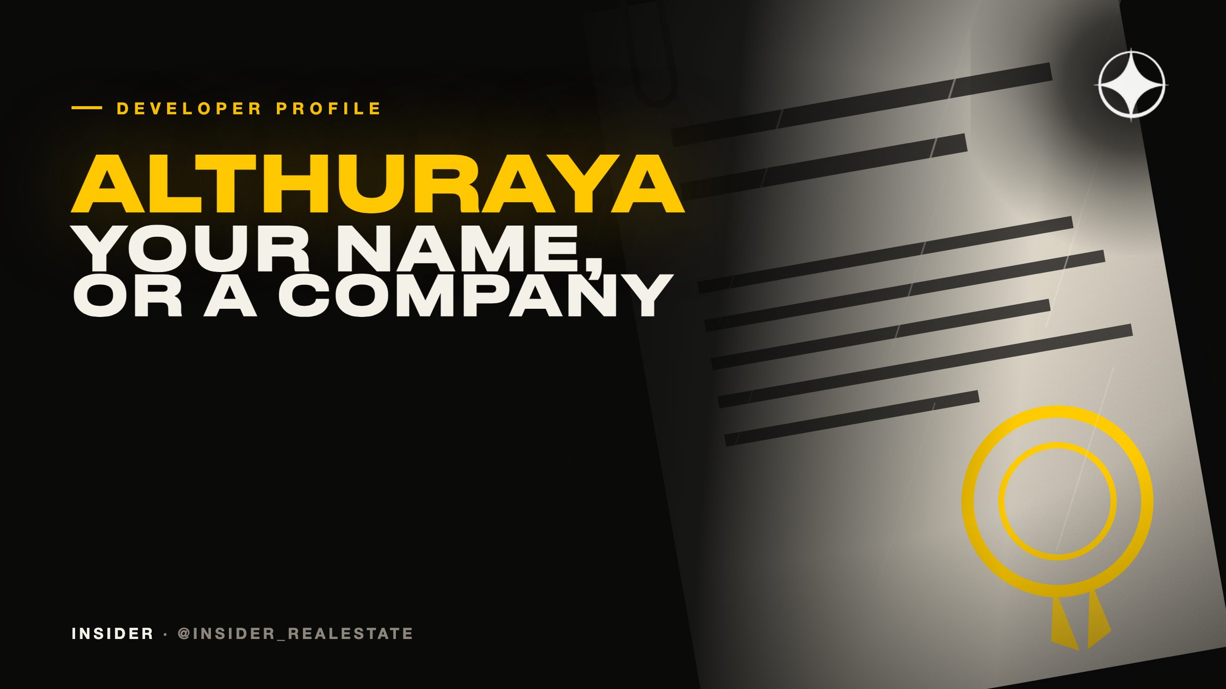 Althuraya Real Estate Development Ltd: buying in your name, or through a company
