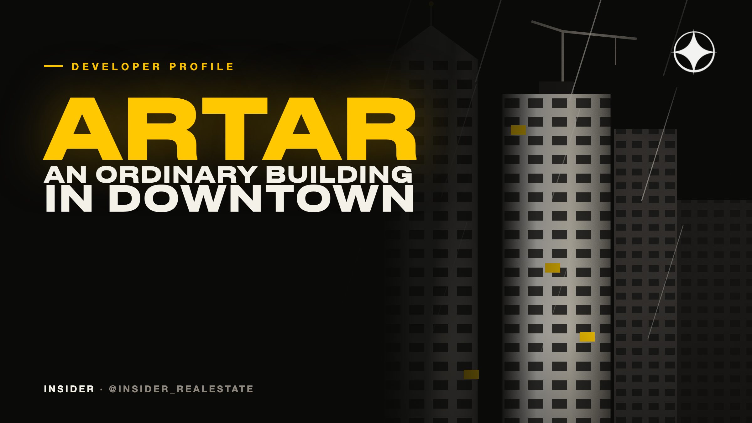 Artar Real Estate Development: a small building in Downtown, where the landmarks are