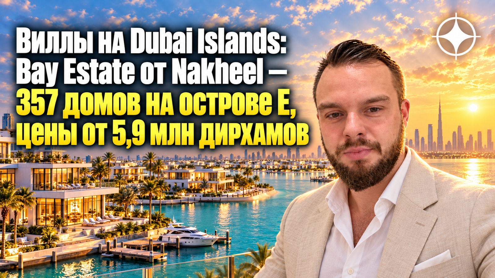 Виллы на Dubai Islands: Bay Estate от Nakheel — 357 домов на острове E, цены от 5,9 млн дирхамов