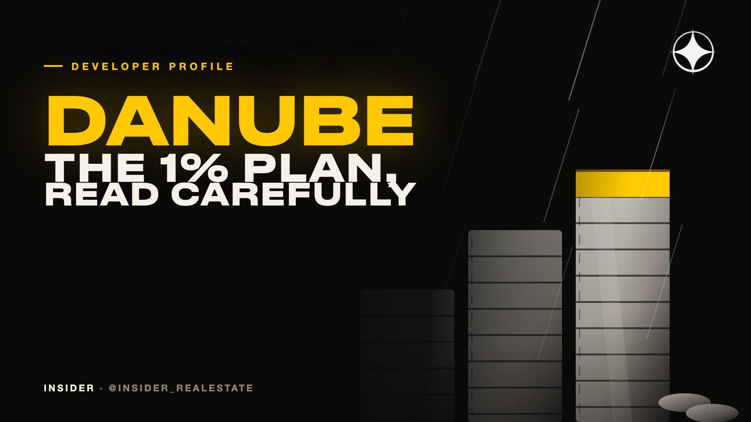 Danube Properties: the 1% payment plan, read carefully