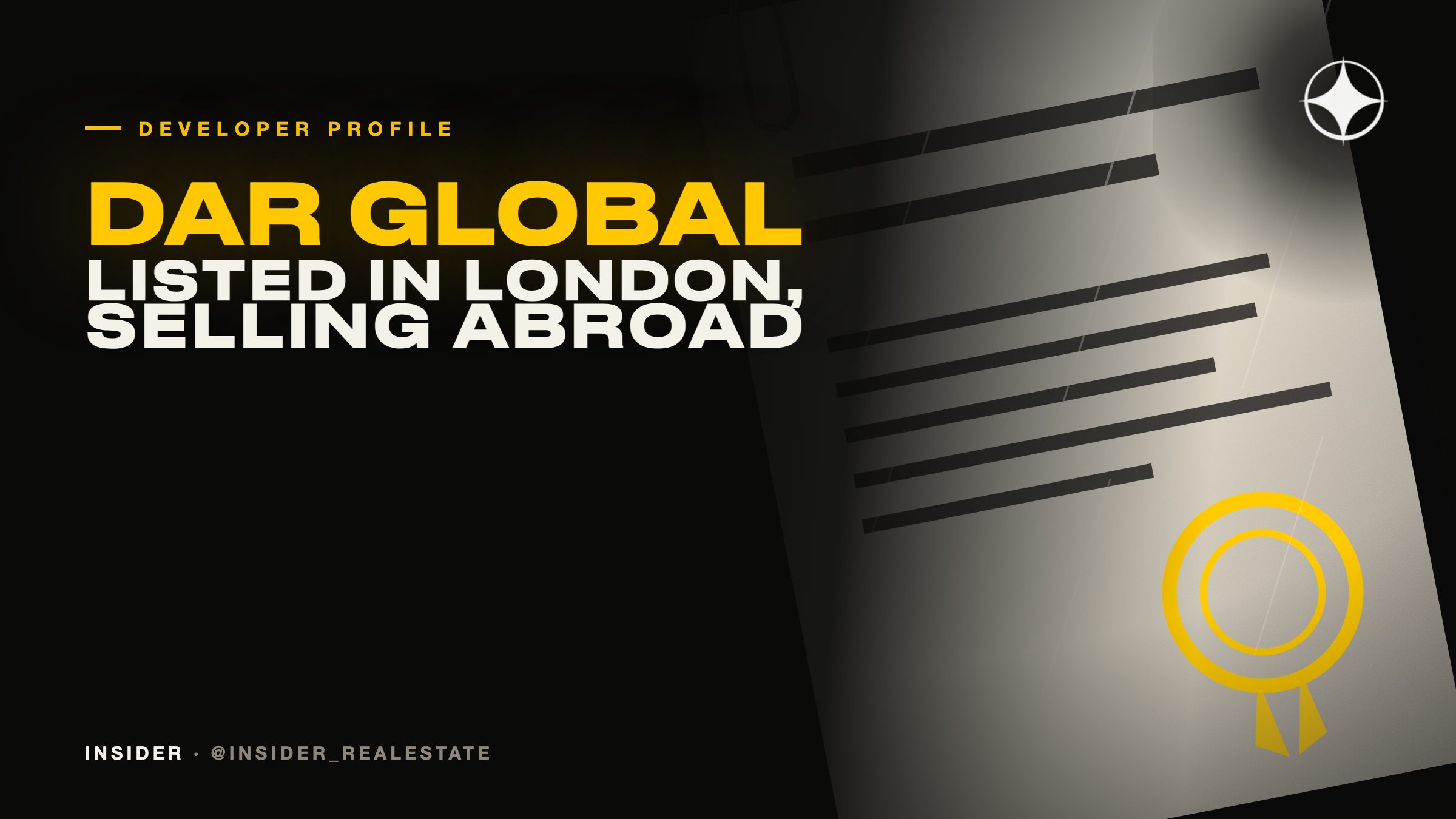 Dar Global: a London-listed developer selling branded homes across several countries