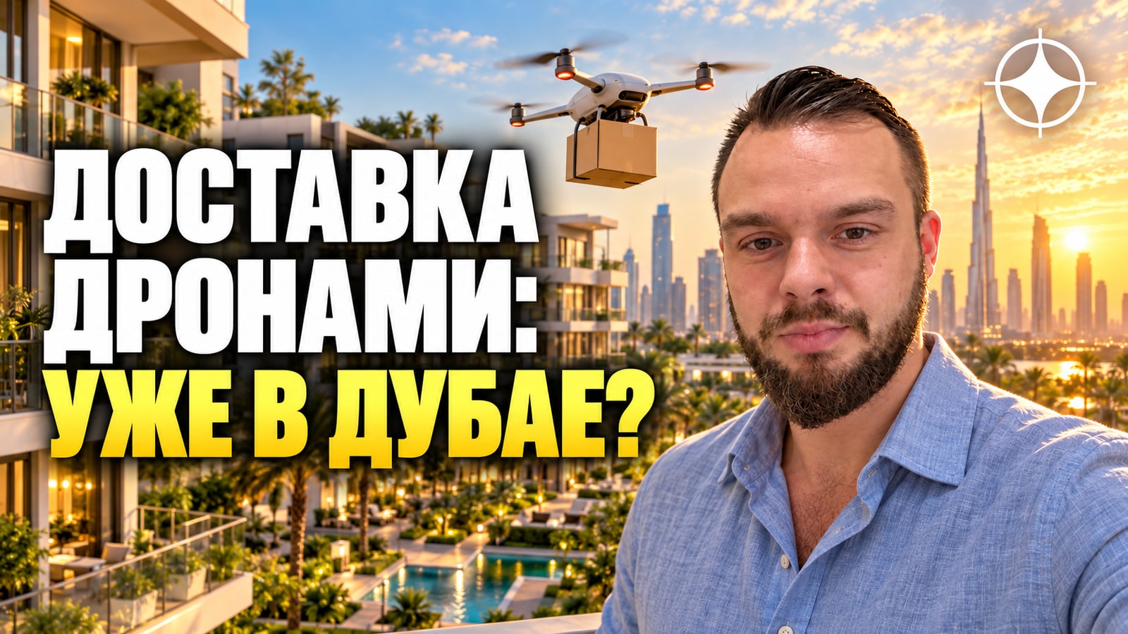 Доставка дронами в Дубае: Keeta и Sobha Realty запускают сервис в Sobha Hartland