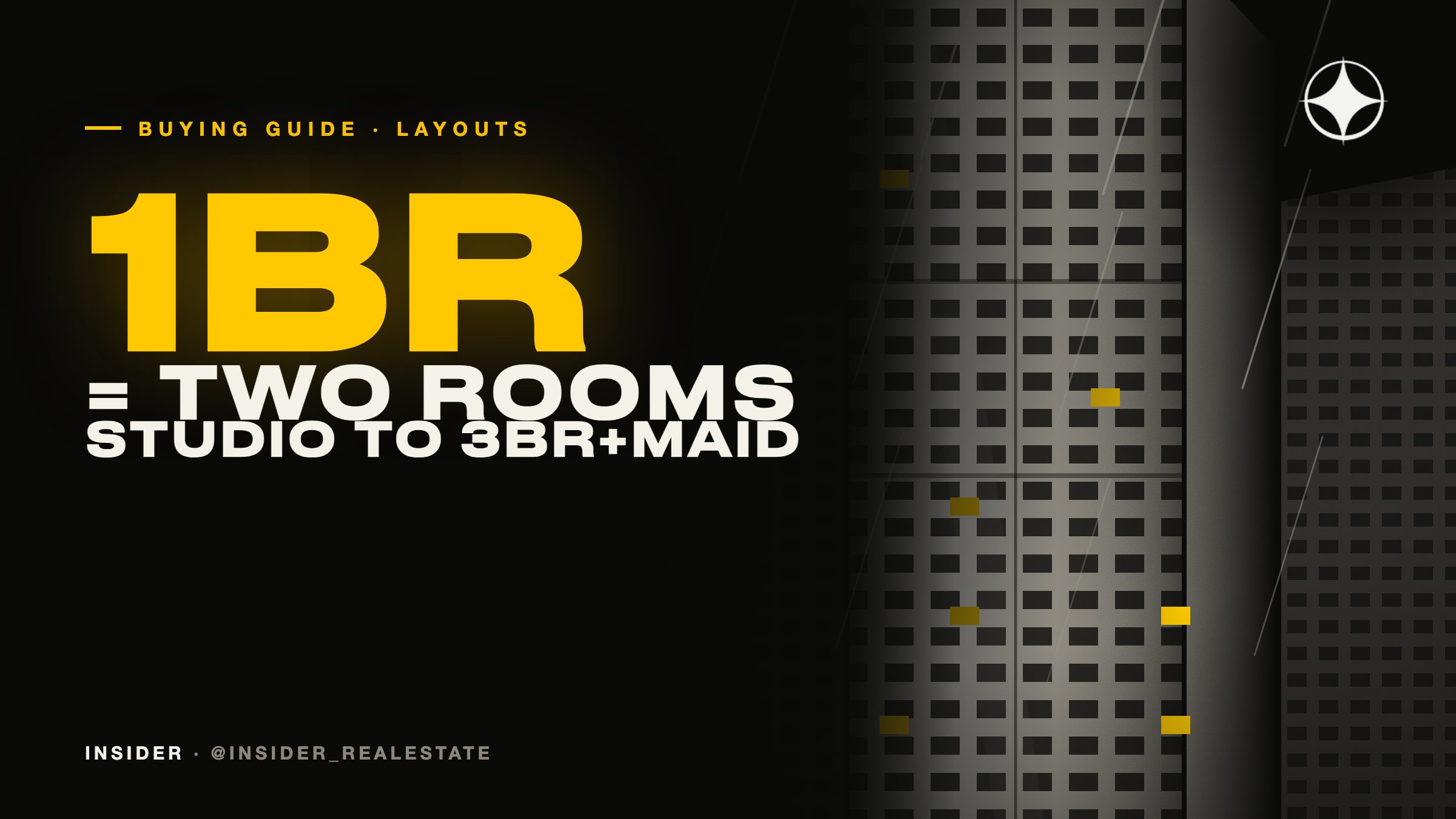 Dubai apartment layouts: what studio, 1BR and 2BR+maid actually mean for a buyer