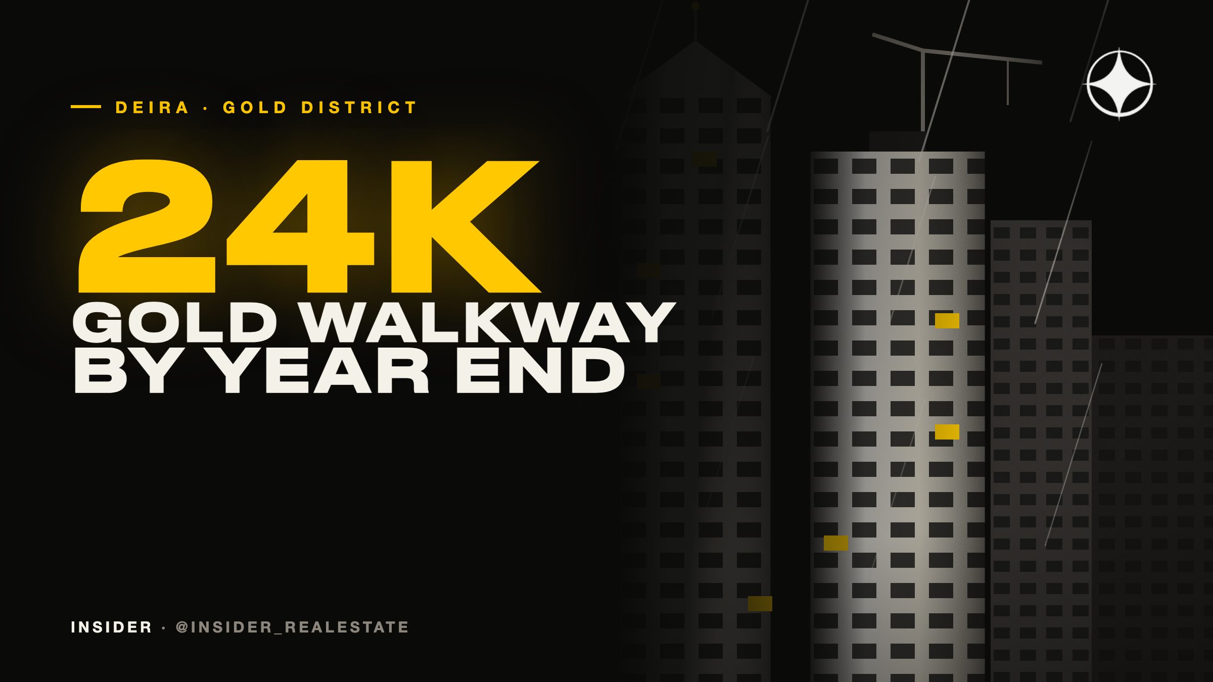 Dubai gold walkway: Dubai Gold District will open a 24-carat gold path in Deira before the end of 2026