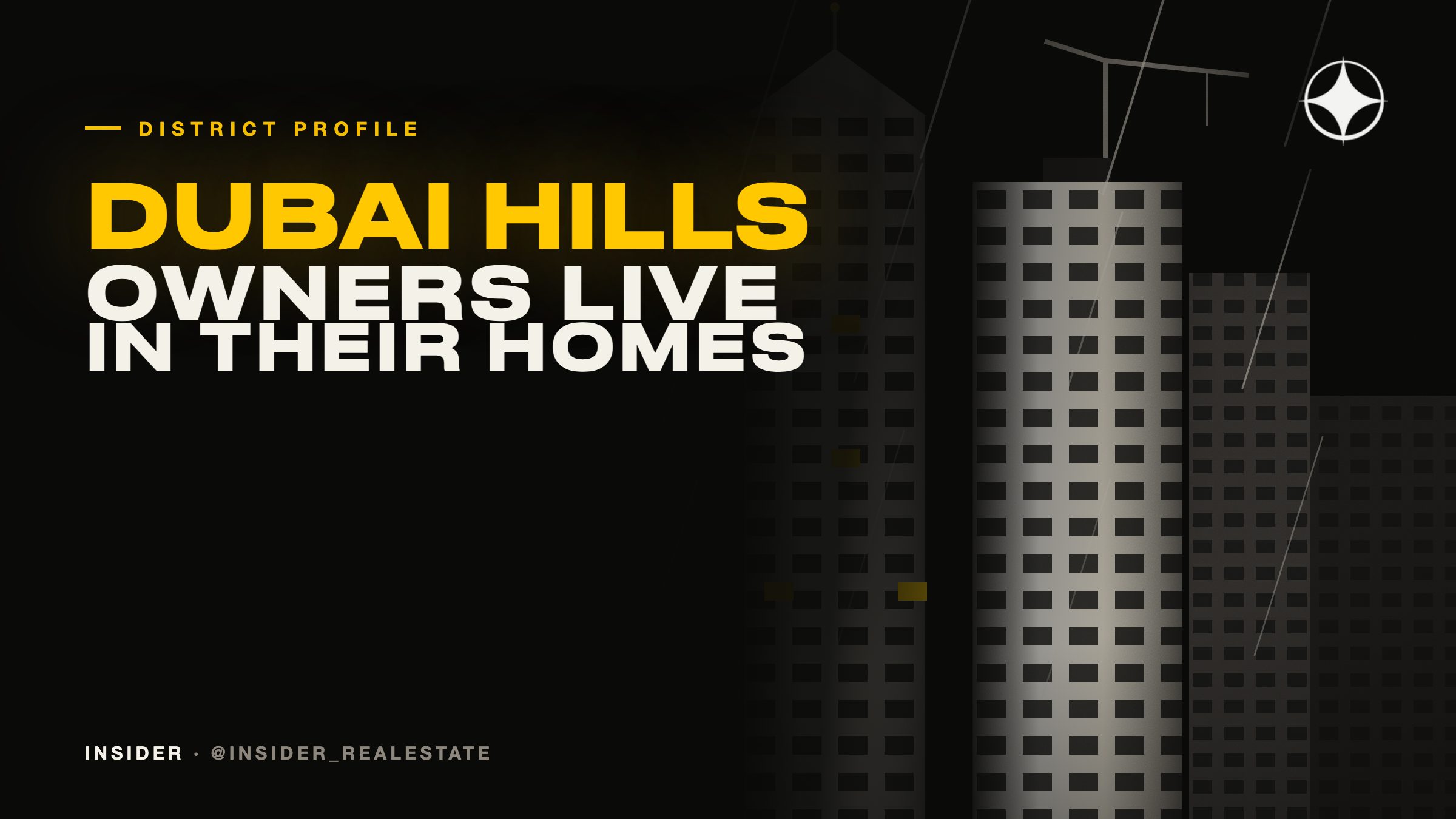 Dubai Hills Estate: a district where owners actually live in their homes