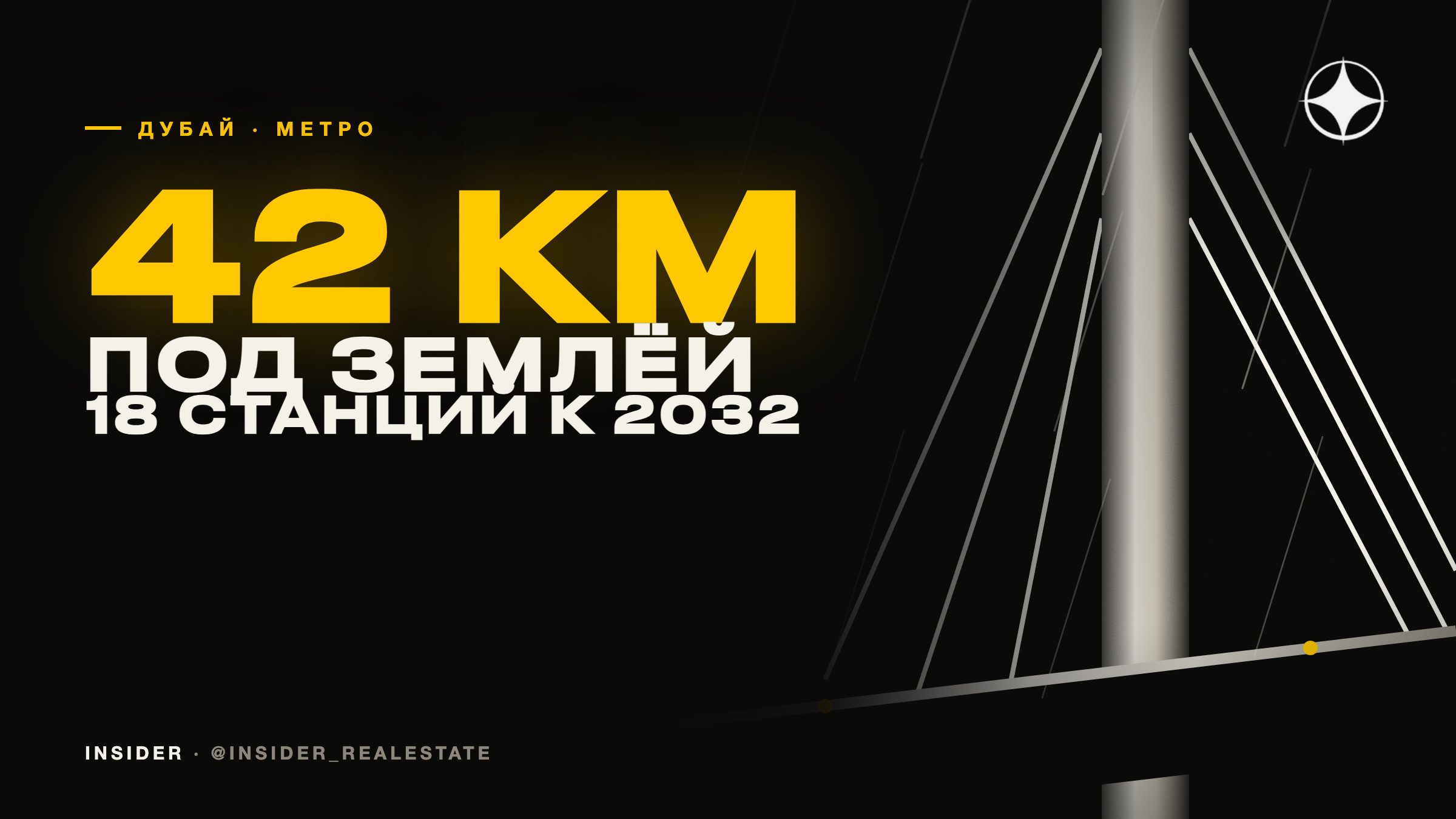 Gold Line: четвёртая ветка метро Дубая — 42 км под землёй и 18 станций