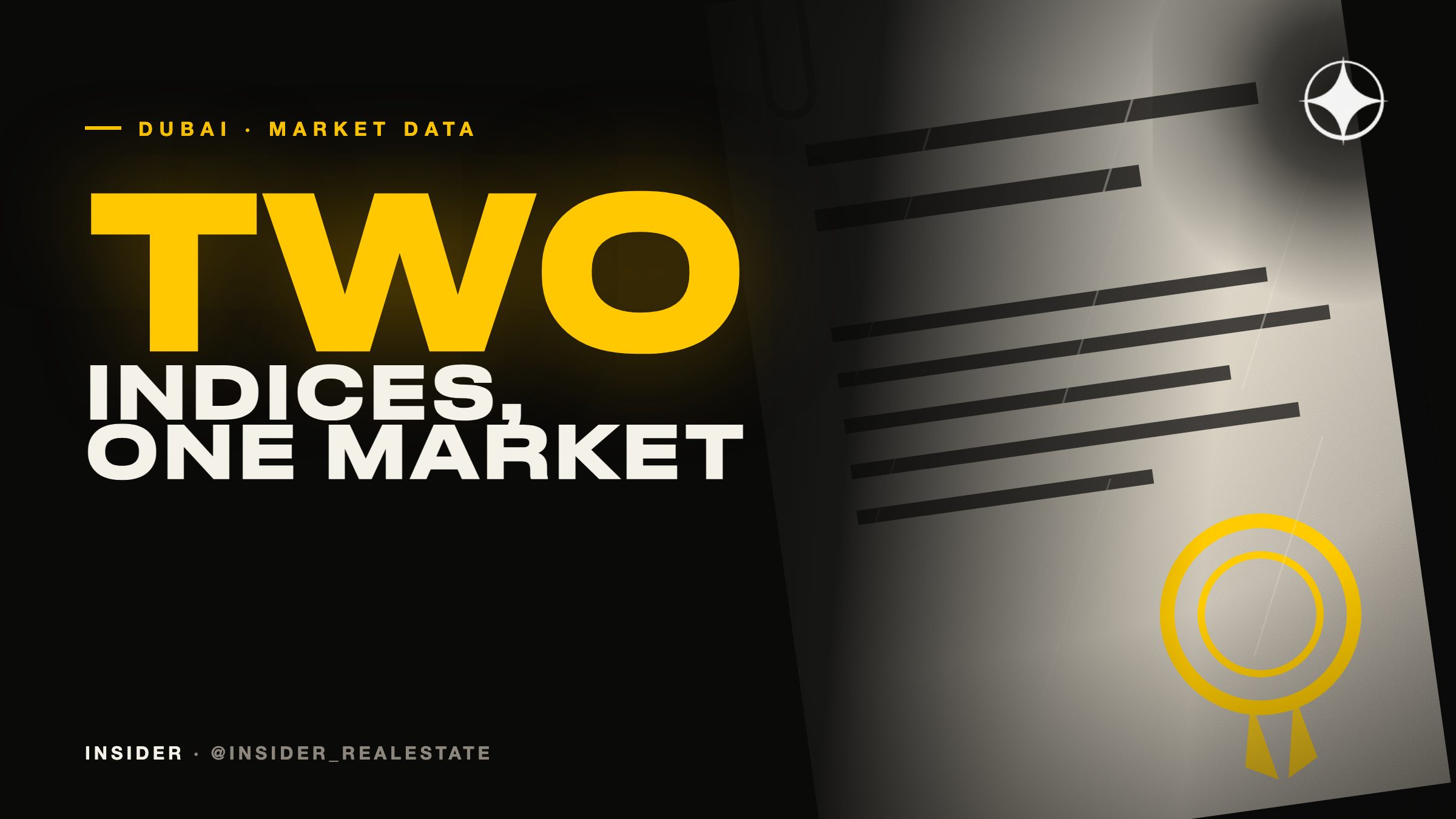 Two reports, one market: what a Dubai price index actually measures