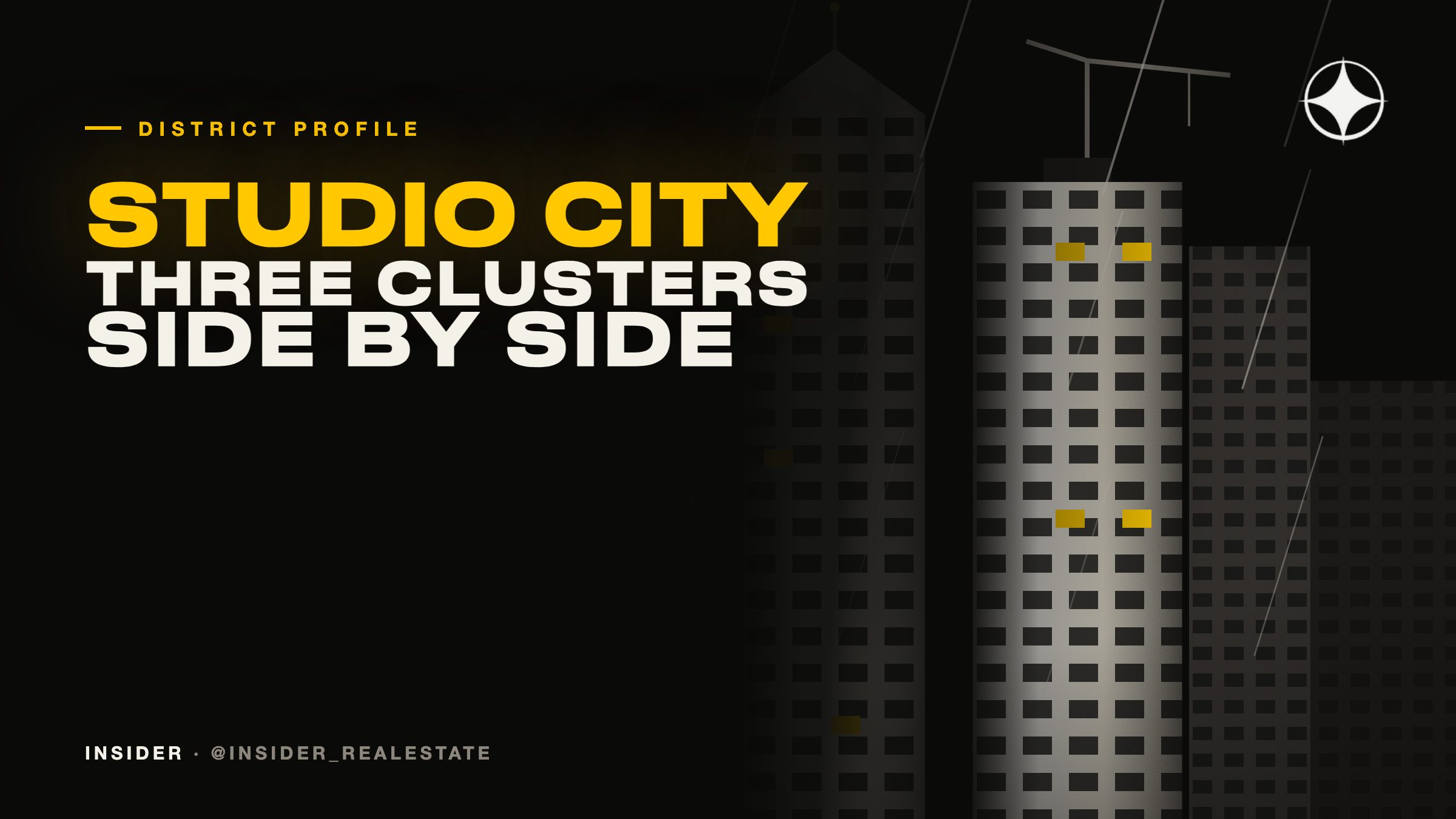 Dubai Studio City: choosing between three adjacent clusters