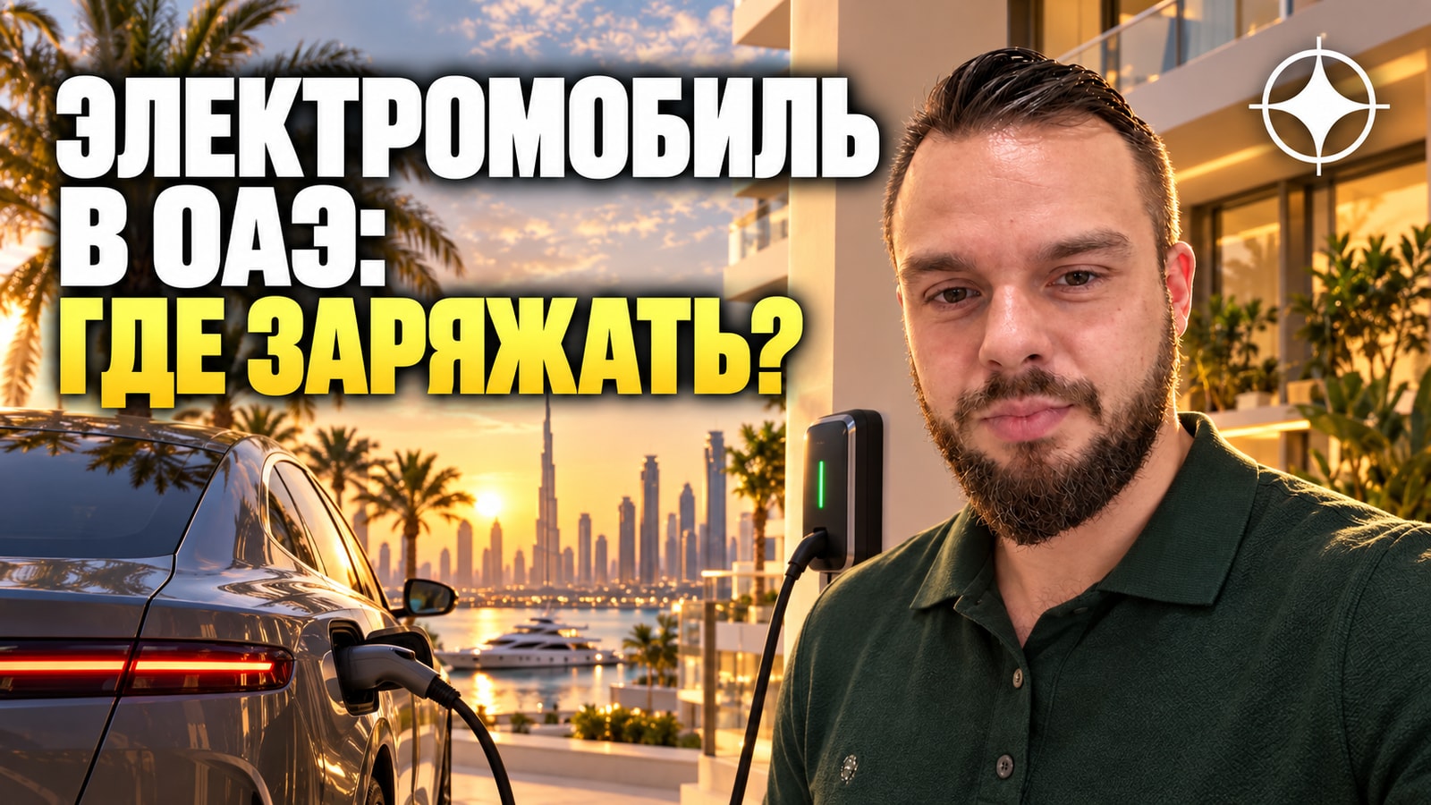 Электромобиль в ОАЭ в 2026 году: сеть зарядок DEWA, тарифы и что это значит для владельца дома