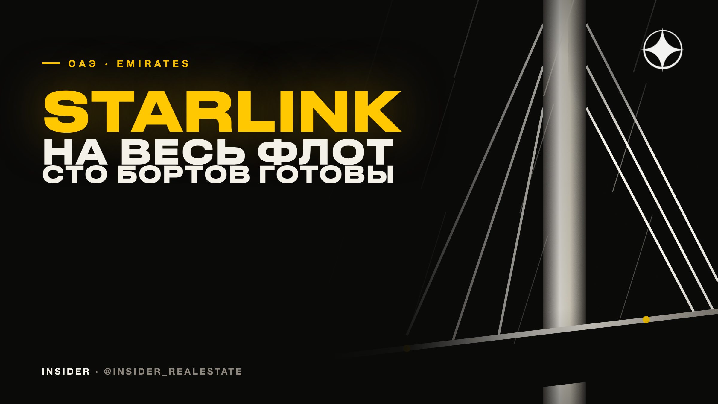Emirates ставит Starlink на весь флот: сто самолётов уже оснащены
