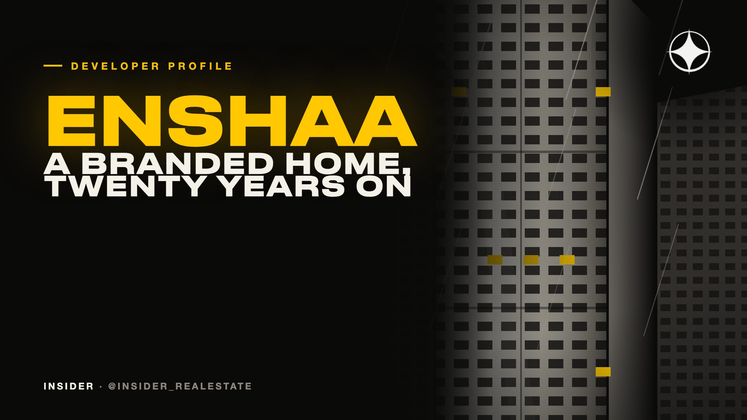 Enshaa: an early branded residence, twenty years on