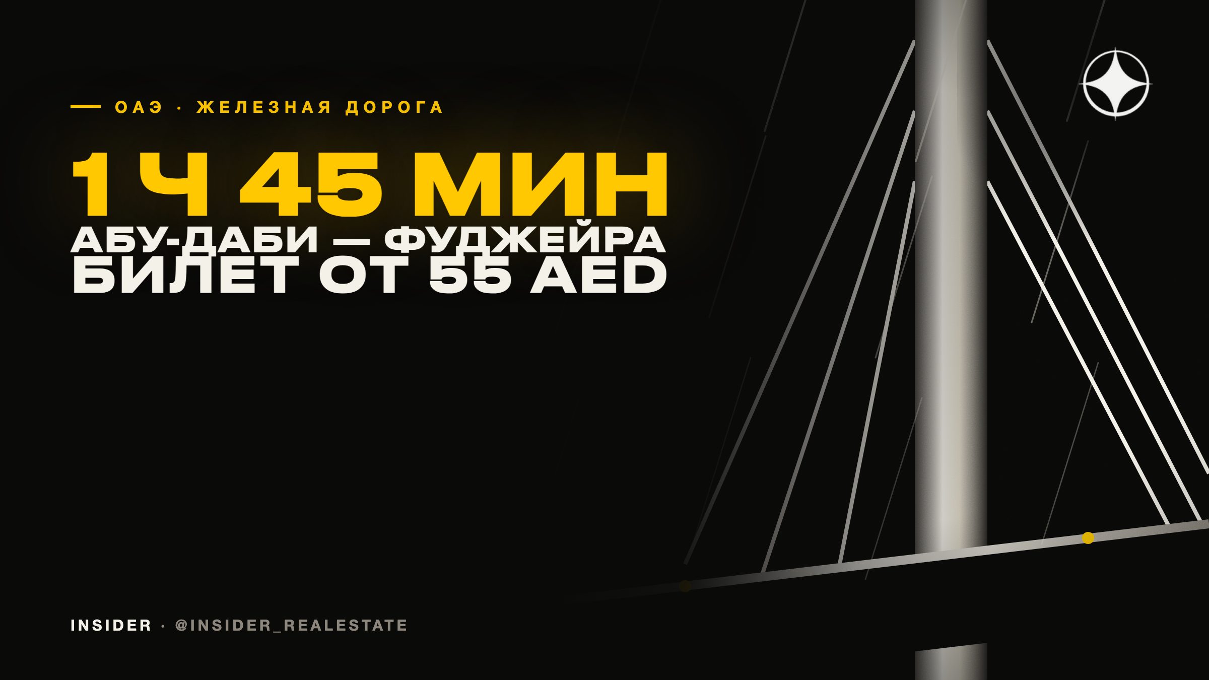 Etihad Rail везёт пассажиров: Абу-Даби — Фуджейра за 1 час 45 минут