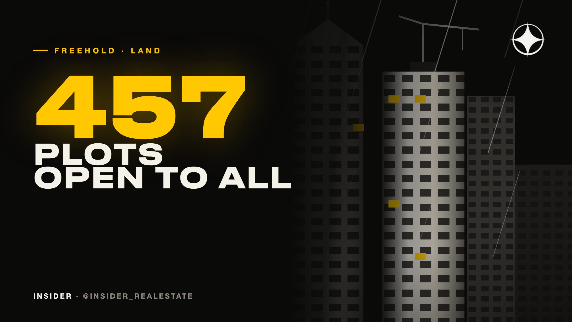 Freehold on Sheikh Zayed Road and in Al Jaddaf: 457 plots can open to foreign buyers