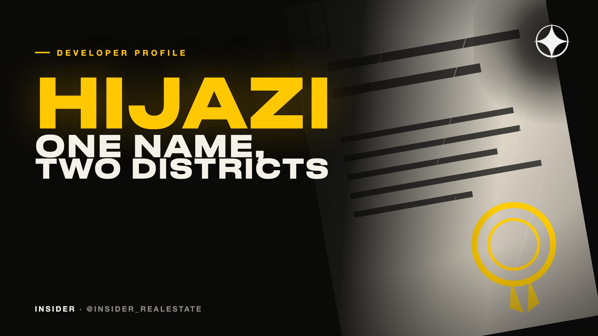 Hijazi Real Estate Development: one product name across two districts