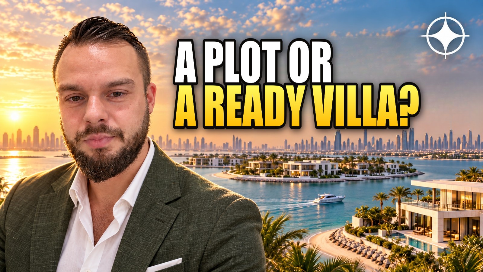 Jumeira Bay Island: buying a plot or a finished villa