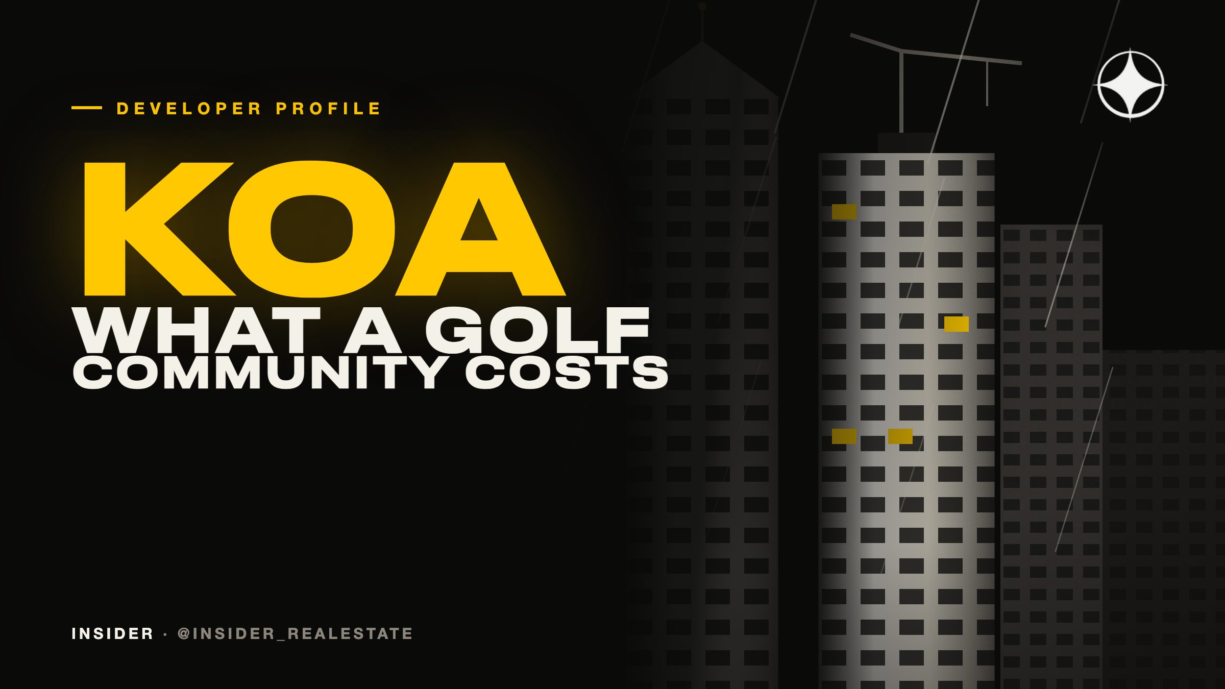 KOA: what a golf community actually costs, and who it suits