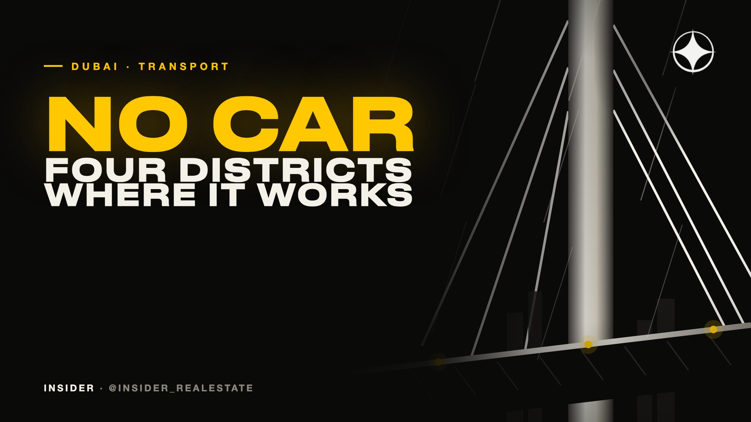 Living in Dubai without a car: the few districts where it actually works