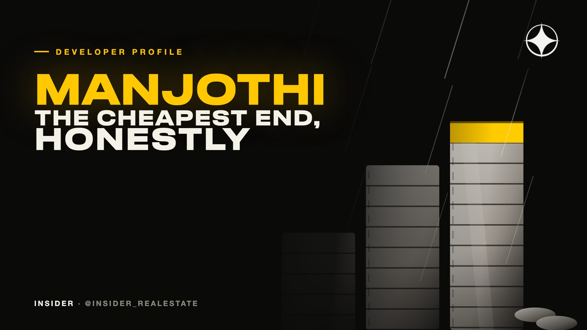 Manjothi Real Estate Development: the cheapest end of the market, honestly