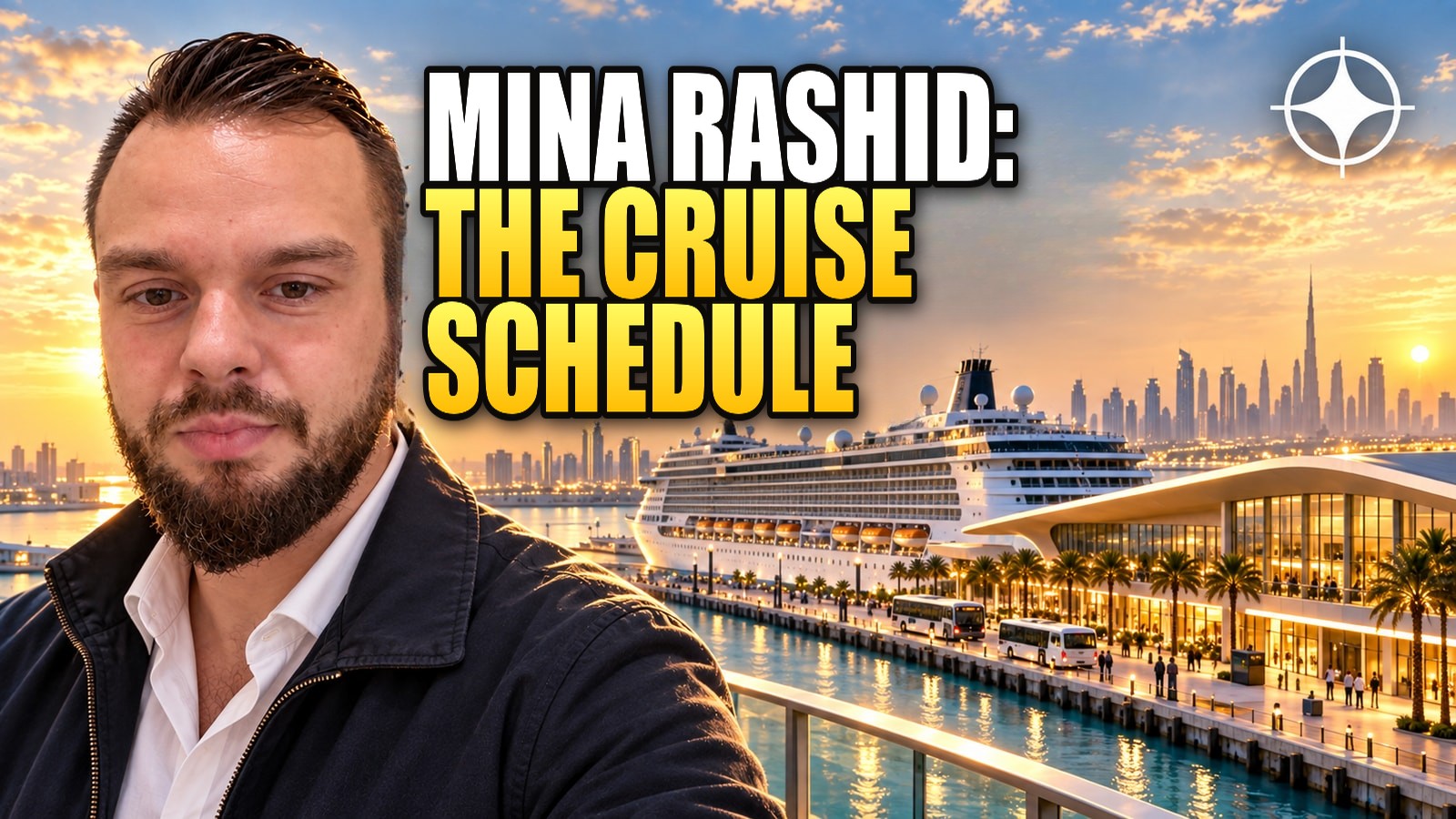 Mina Rashid: living next to the cruise terminal and its schedule