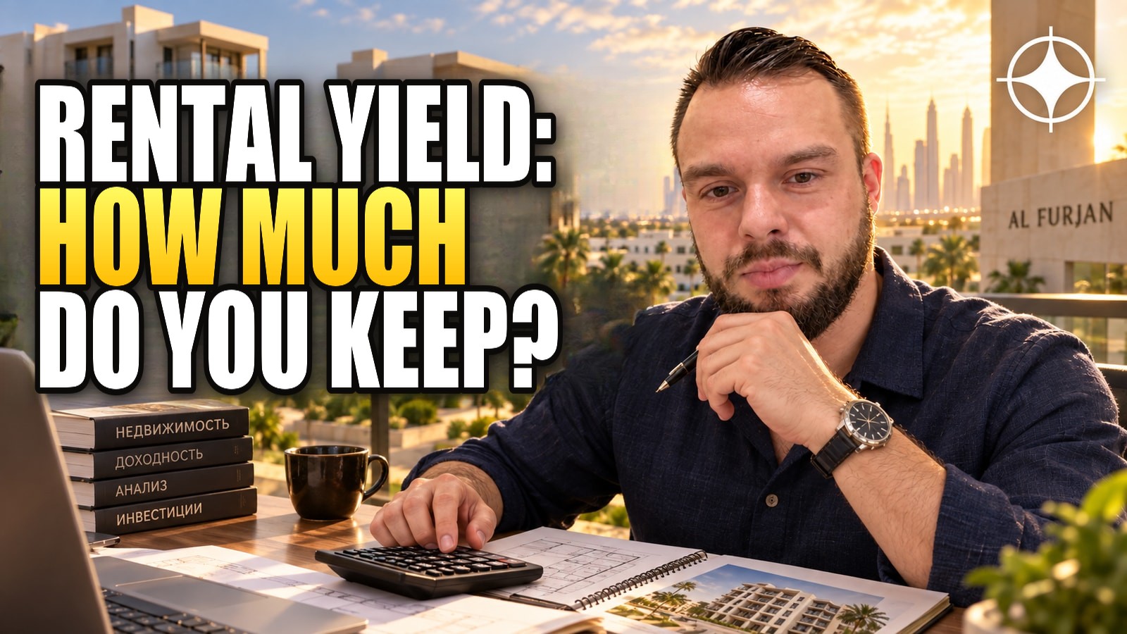 Nabni Developments: how to calculate rental yield honestly, on an Al Furjan example
