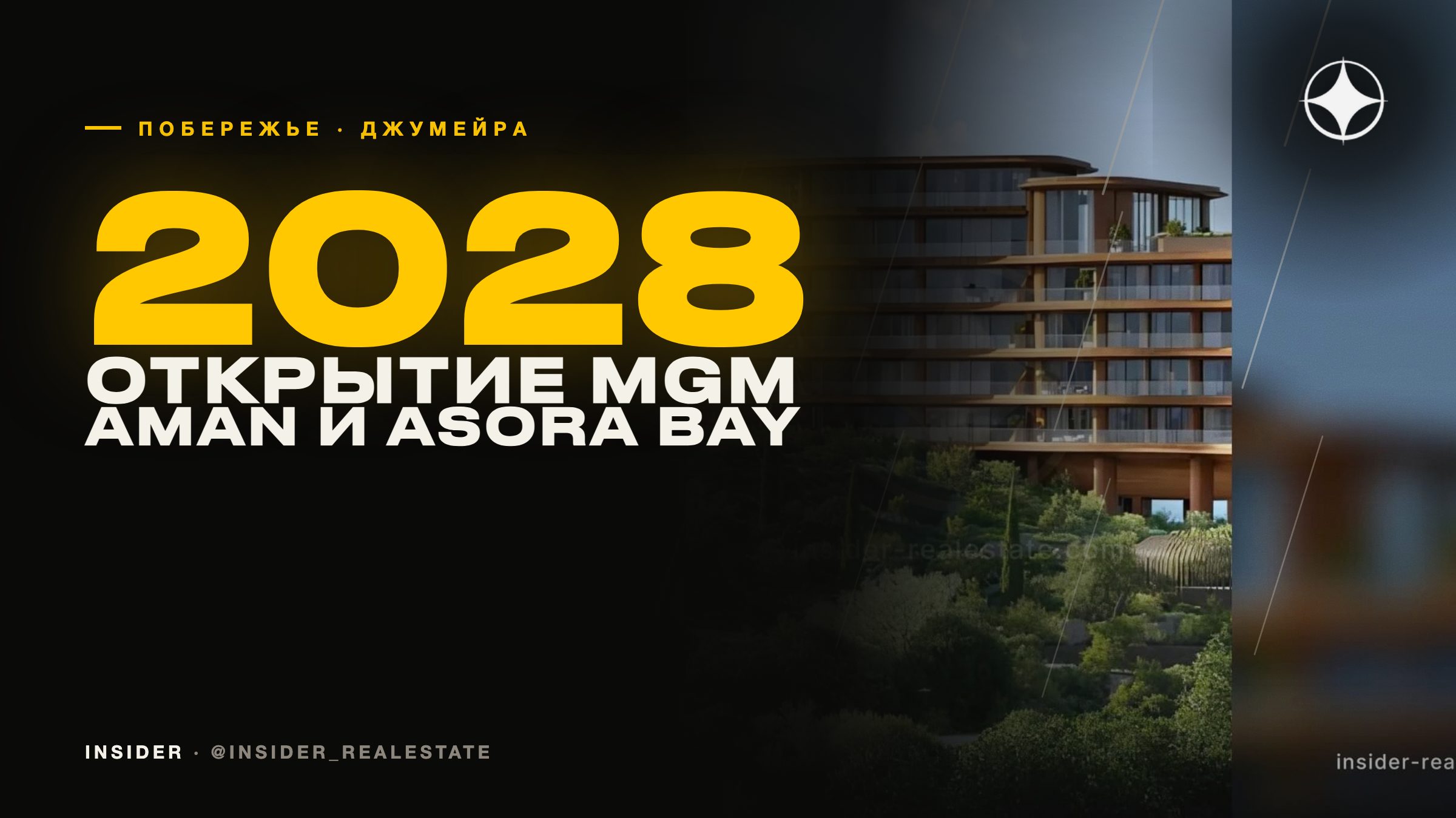 Элитная недвижимость в Дубае на побережье Джумейры: Aman, остров MGM с Bellagio и Aria, Asora Bay