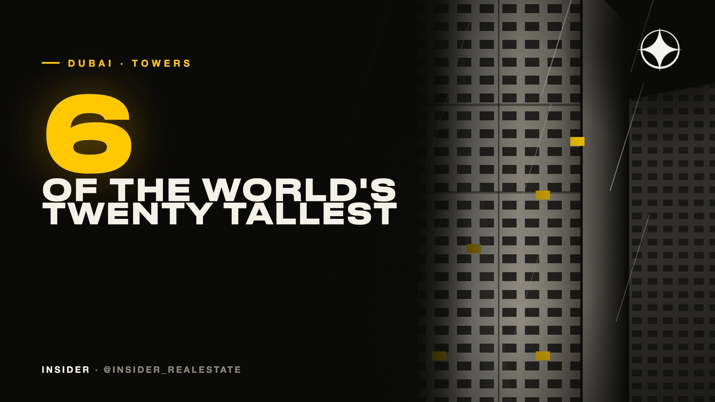 Six of the twenty: Dubai is building a third of the world’s tallest towers