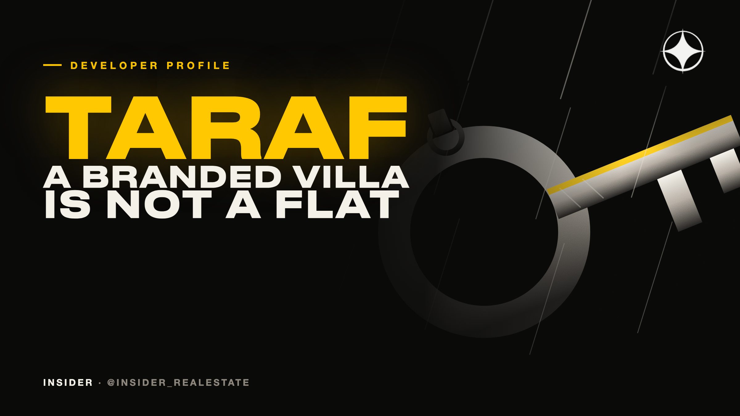 Taraf Development: a branded villa is not a branded apartment