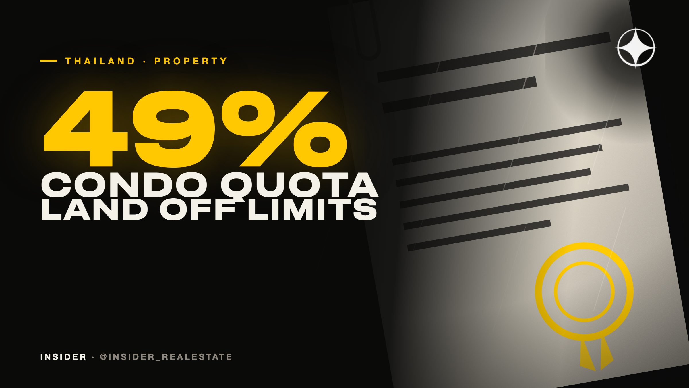 Thailand Property for Foreigners: The 49% Condo Quota and Why Land Isn't for Sale