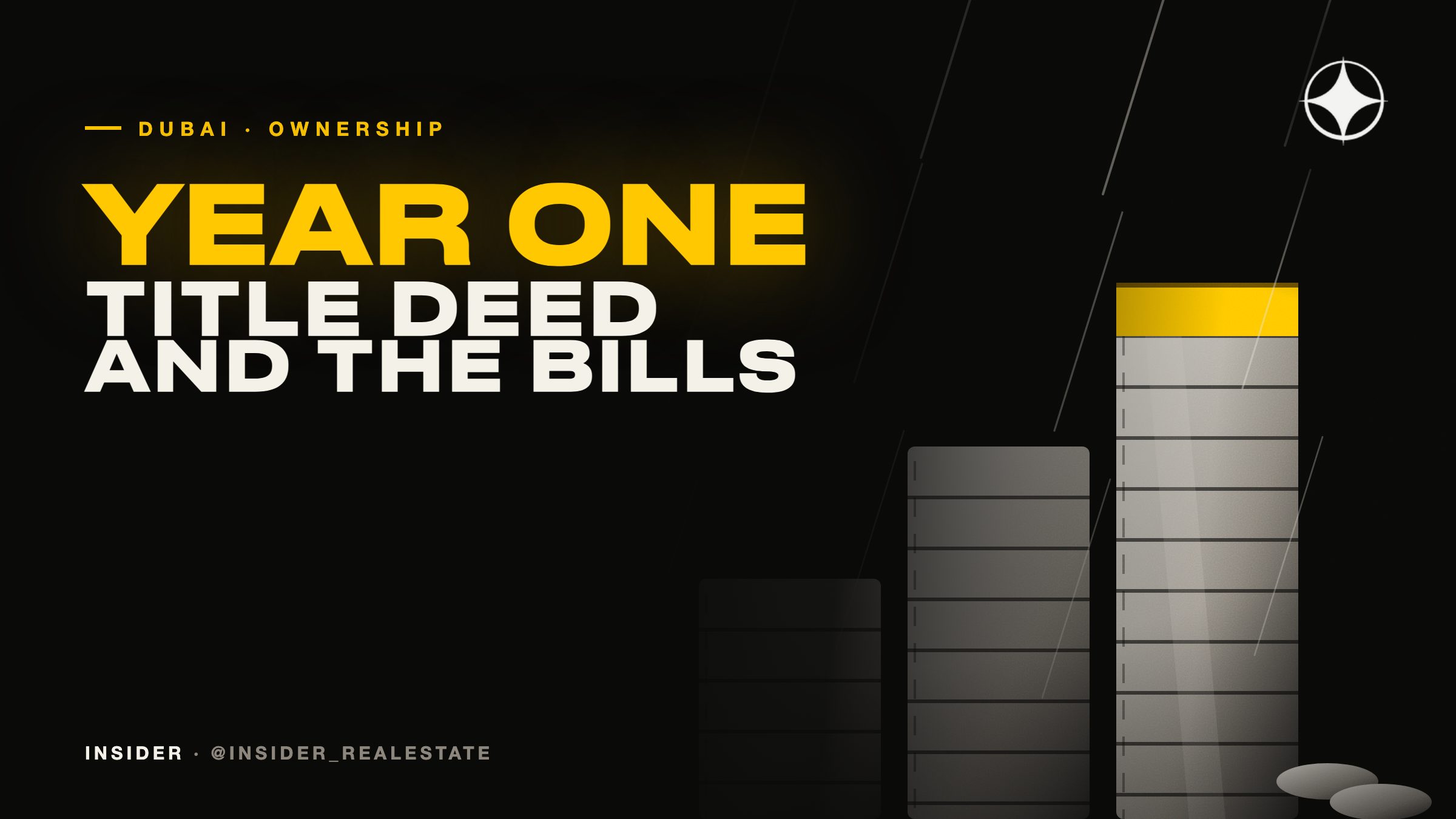 The first year after handover: the title deed, the association, and the bills that start