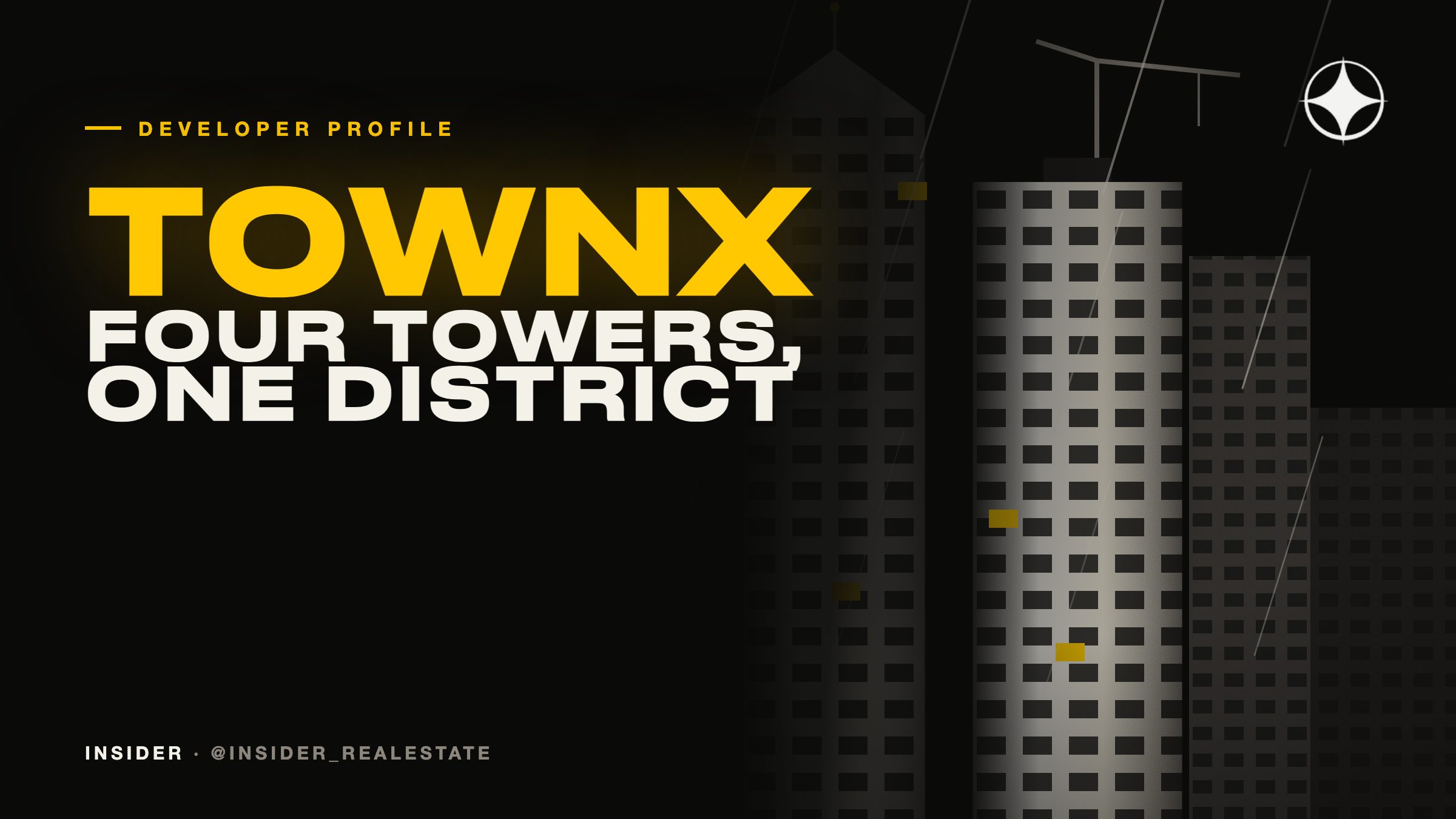 TownX: when a developer builds four similar towers in one district