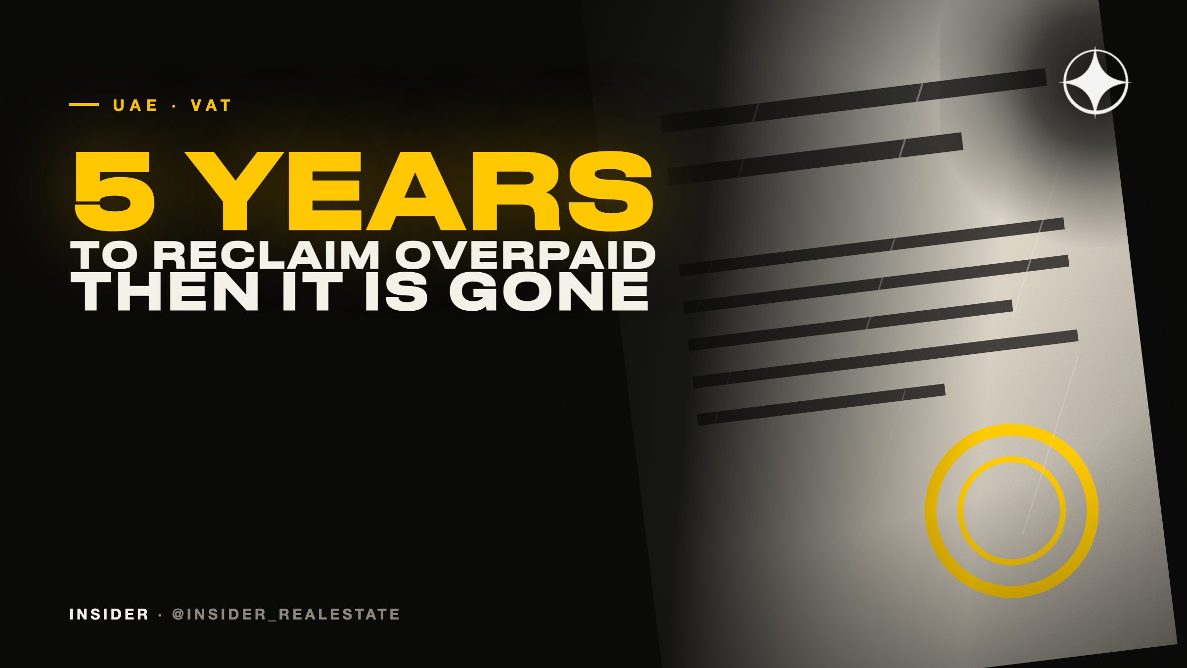 UAE VAT: from 2026 you have five years to reclaim overpaid tax
