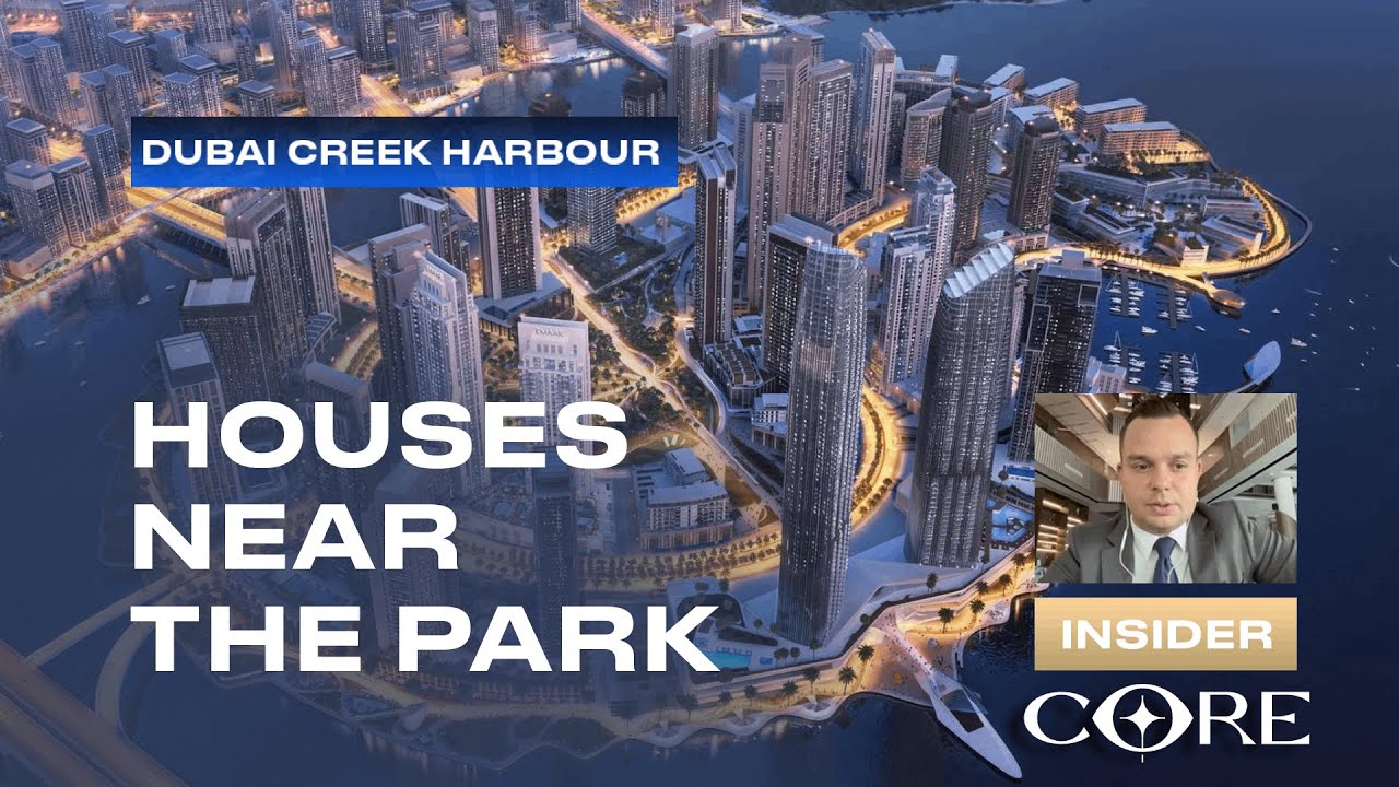 Island Park at Dubai Creek Harbour: an Emaar tower that is almost finished