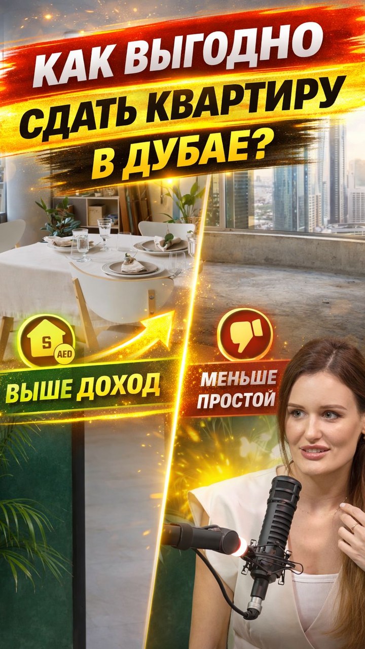Как сдать квартиру в Дубае с максимальной доходностью: форматы, ставки, управление