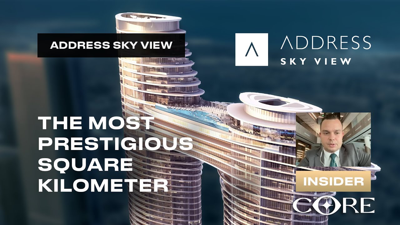 Address Sky View: the twin towers with the bridge, reviewed properly