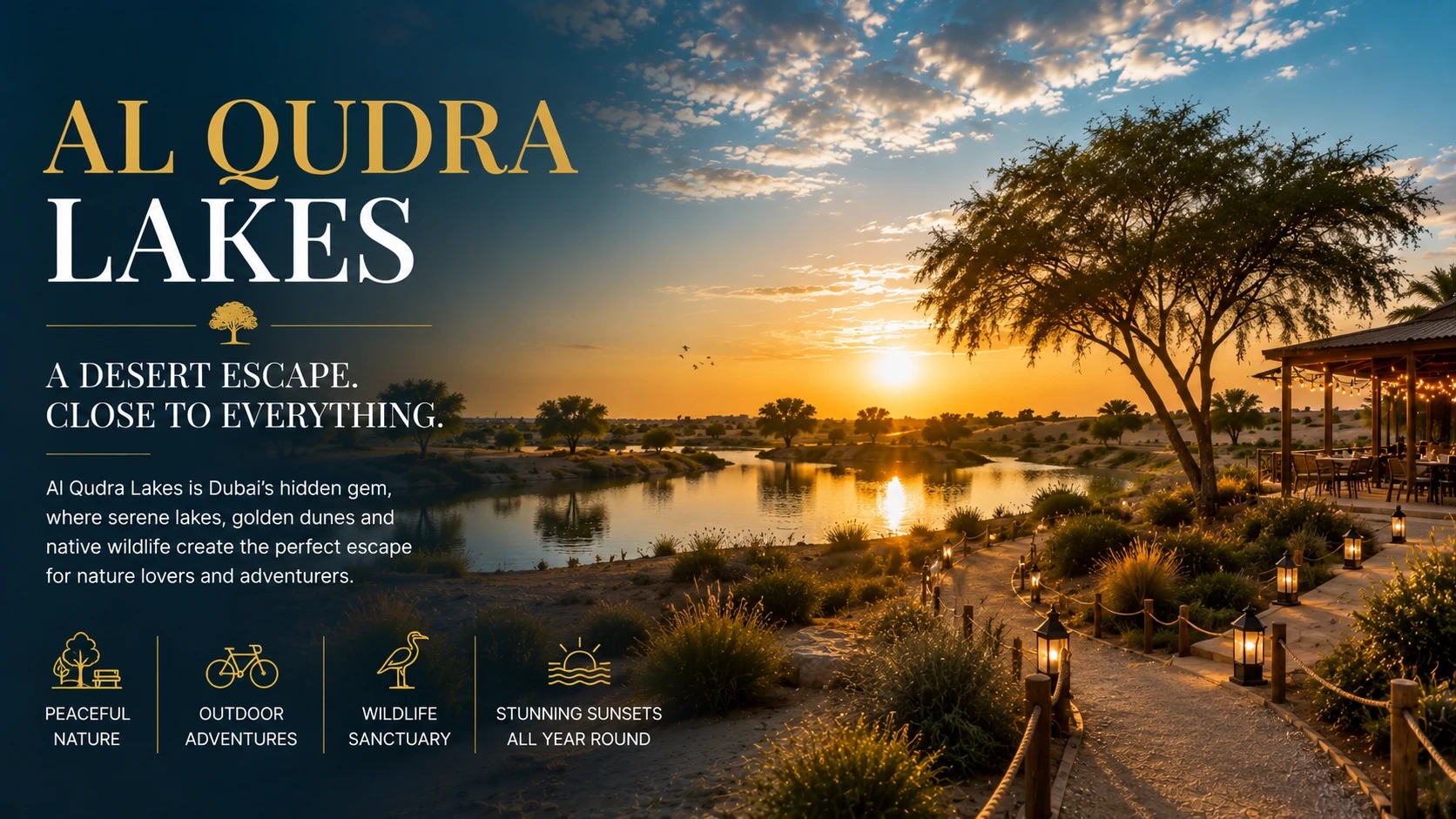 Al Qudra Love Lakes: Two Hearts in the Desert