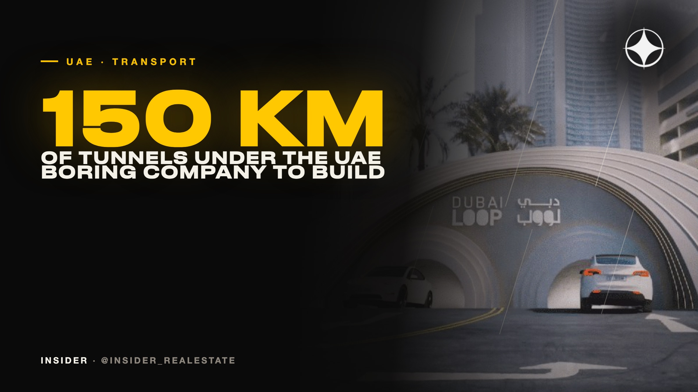 Elon Musk's Boring Company to build 150+ km of tunnels across the UAE