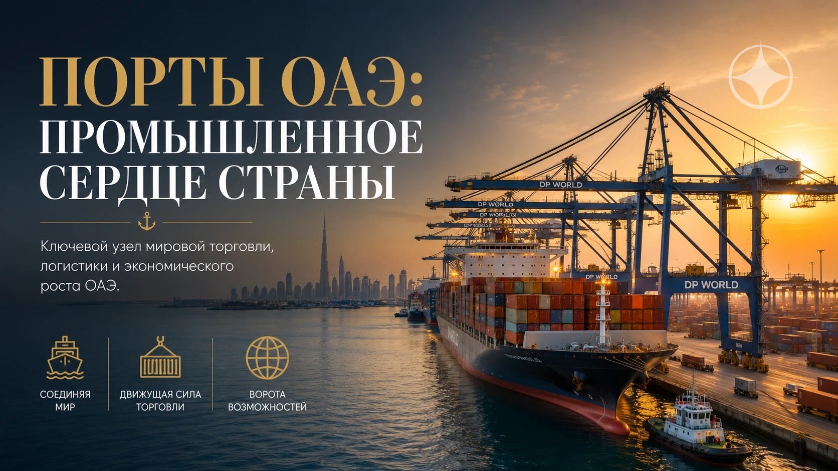 Порты ОАЭ: промышленное сердце страны