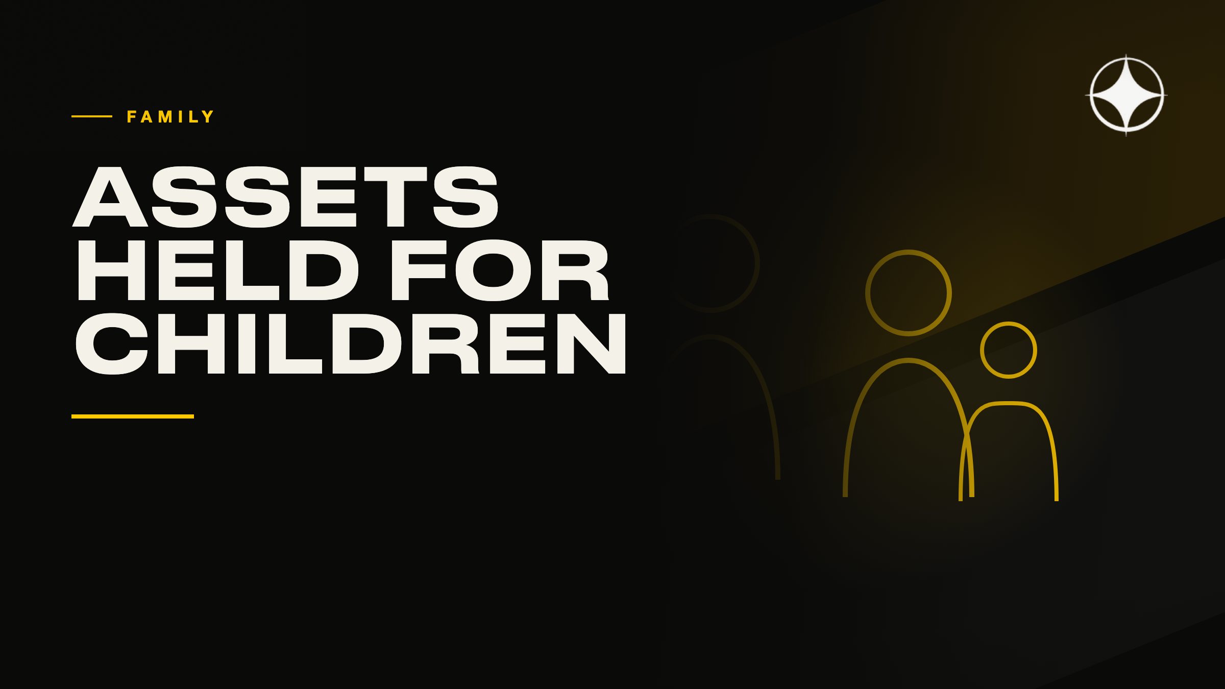 Accounts and assets held for children across several countries