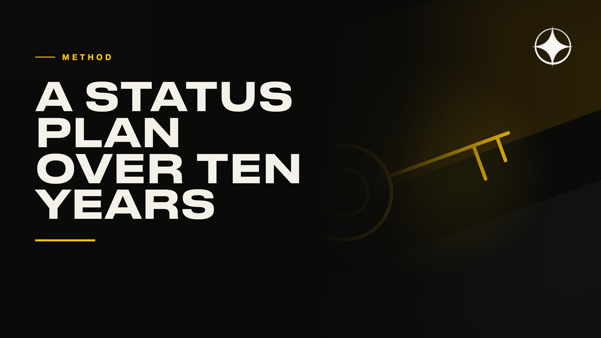 Building a status plan over ten years