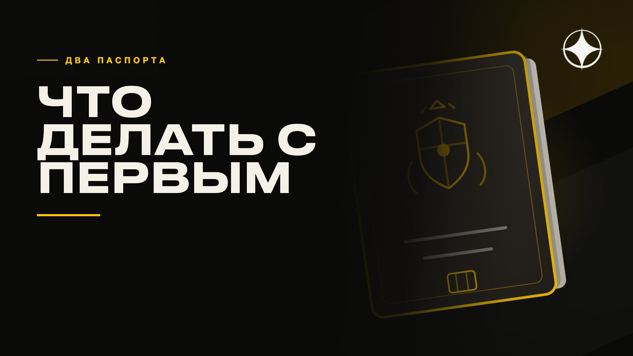 Что делать с первым паспортом после получения второго