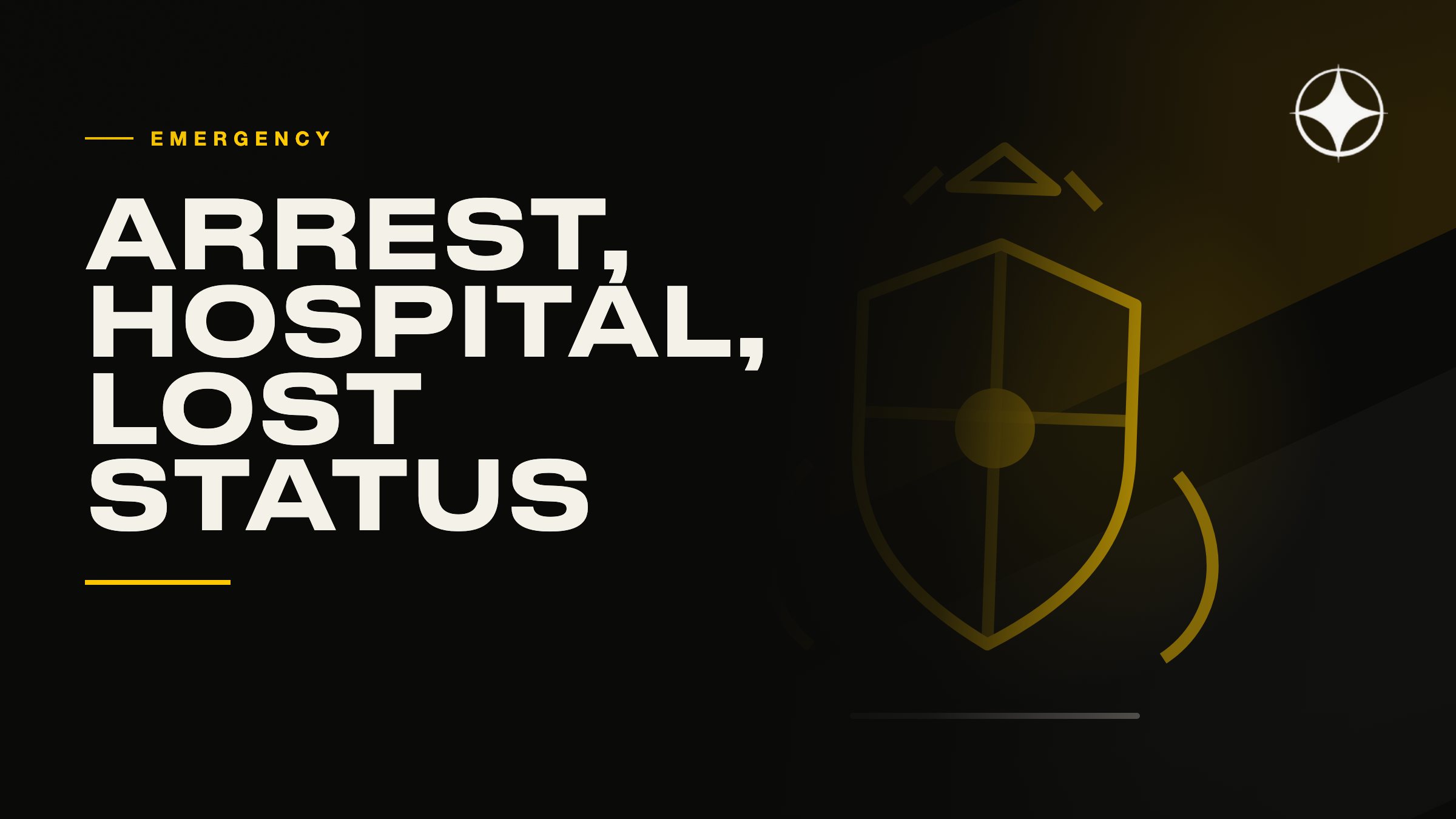 Emergencies abroad: arrest, hospital, lost status