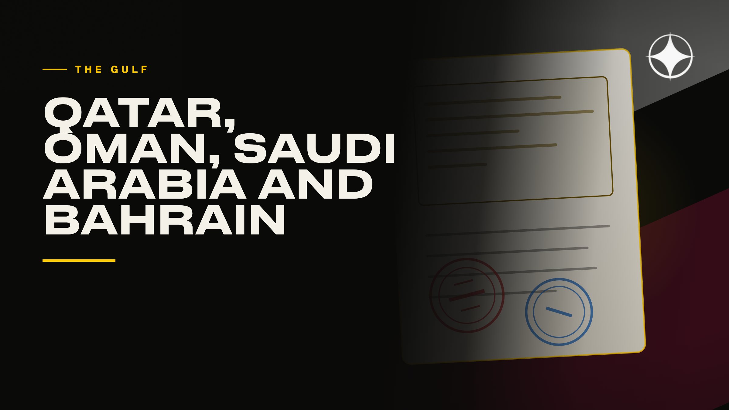 The Gulf neighbours: Qatar, Oman, Saudi Arabia and Bahrain compared