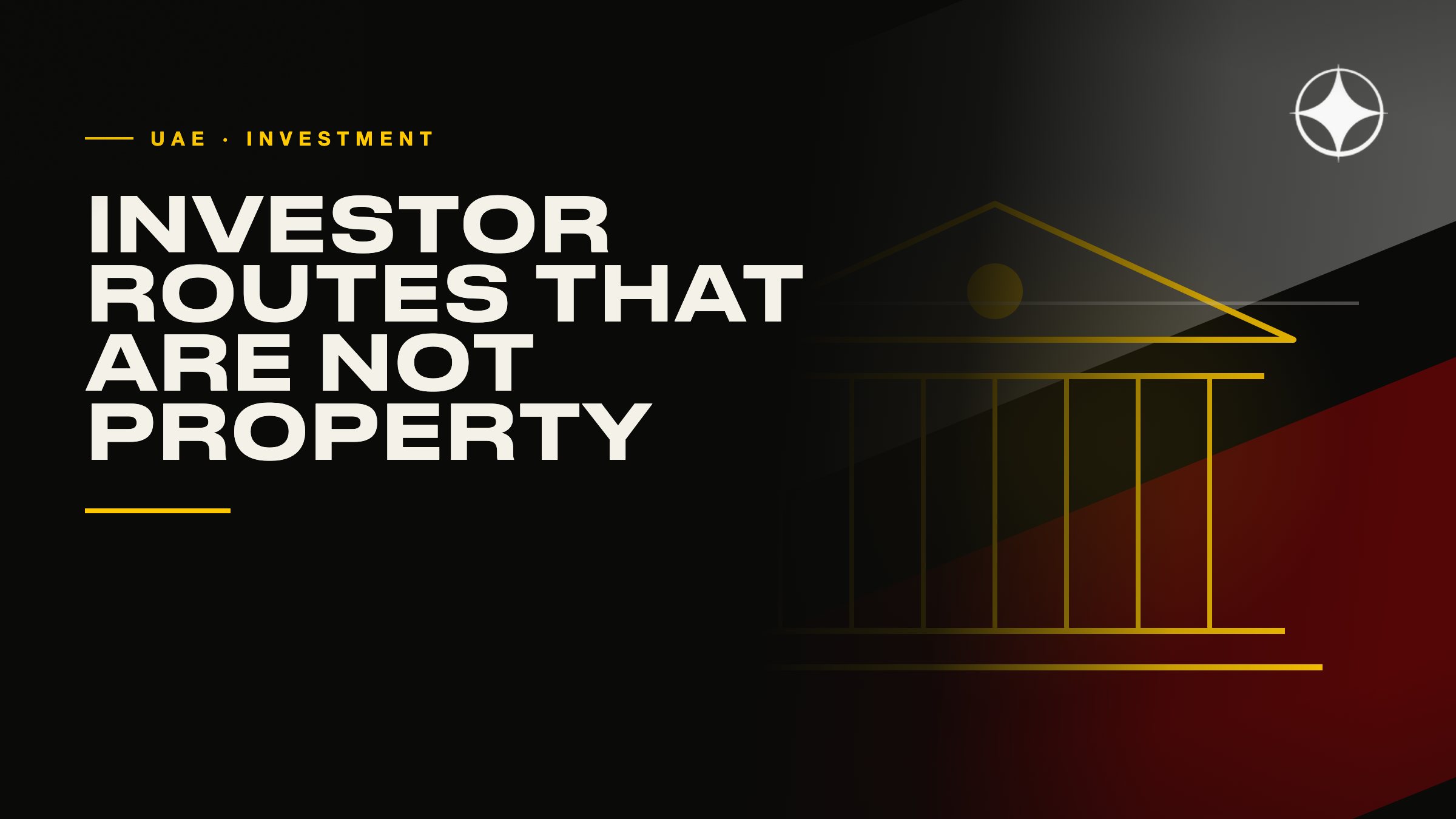 Investor routes that are not property