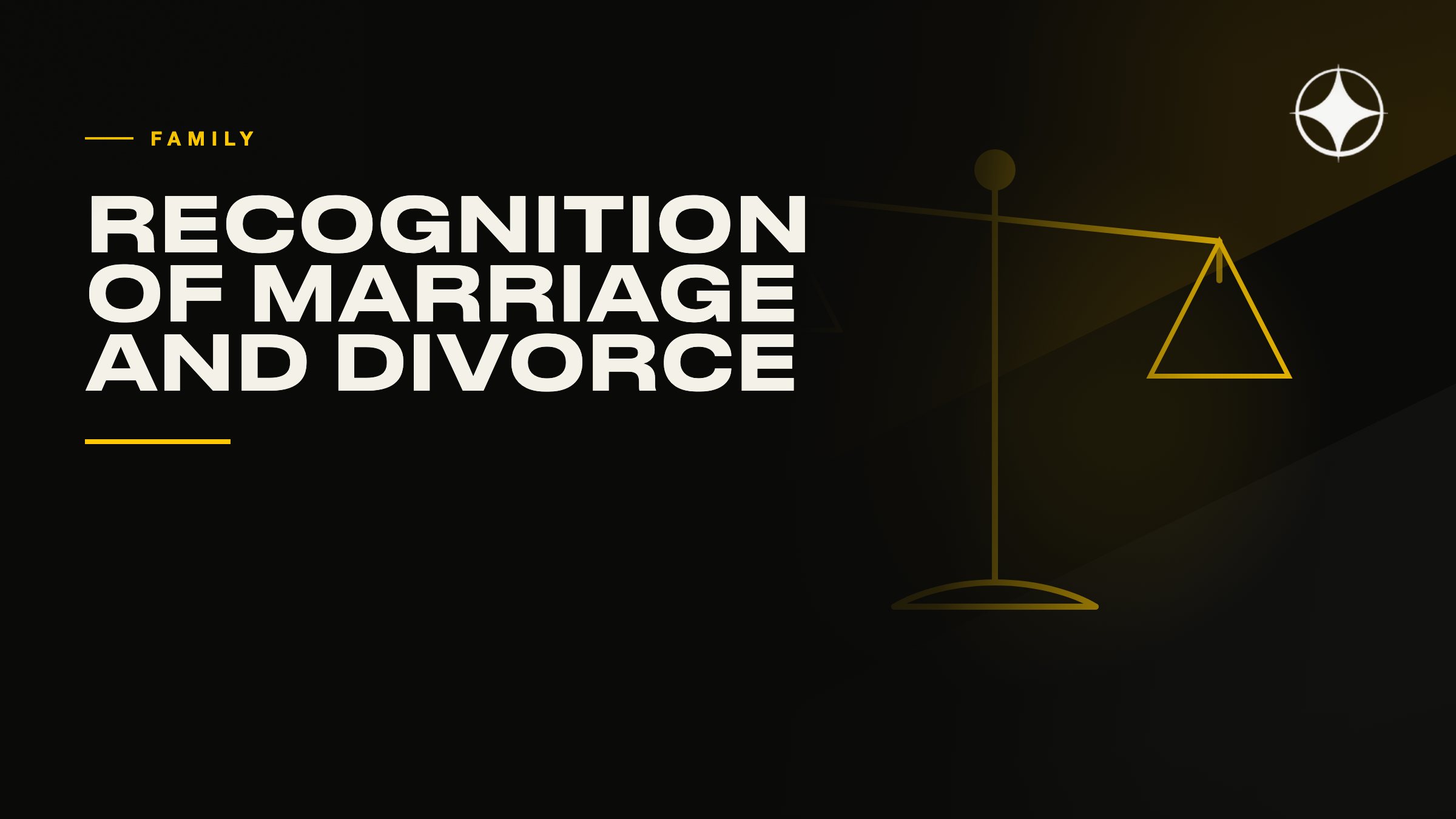 Legalising a marriage or divorce obtained abroad