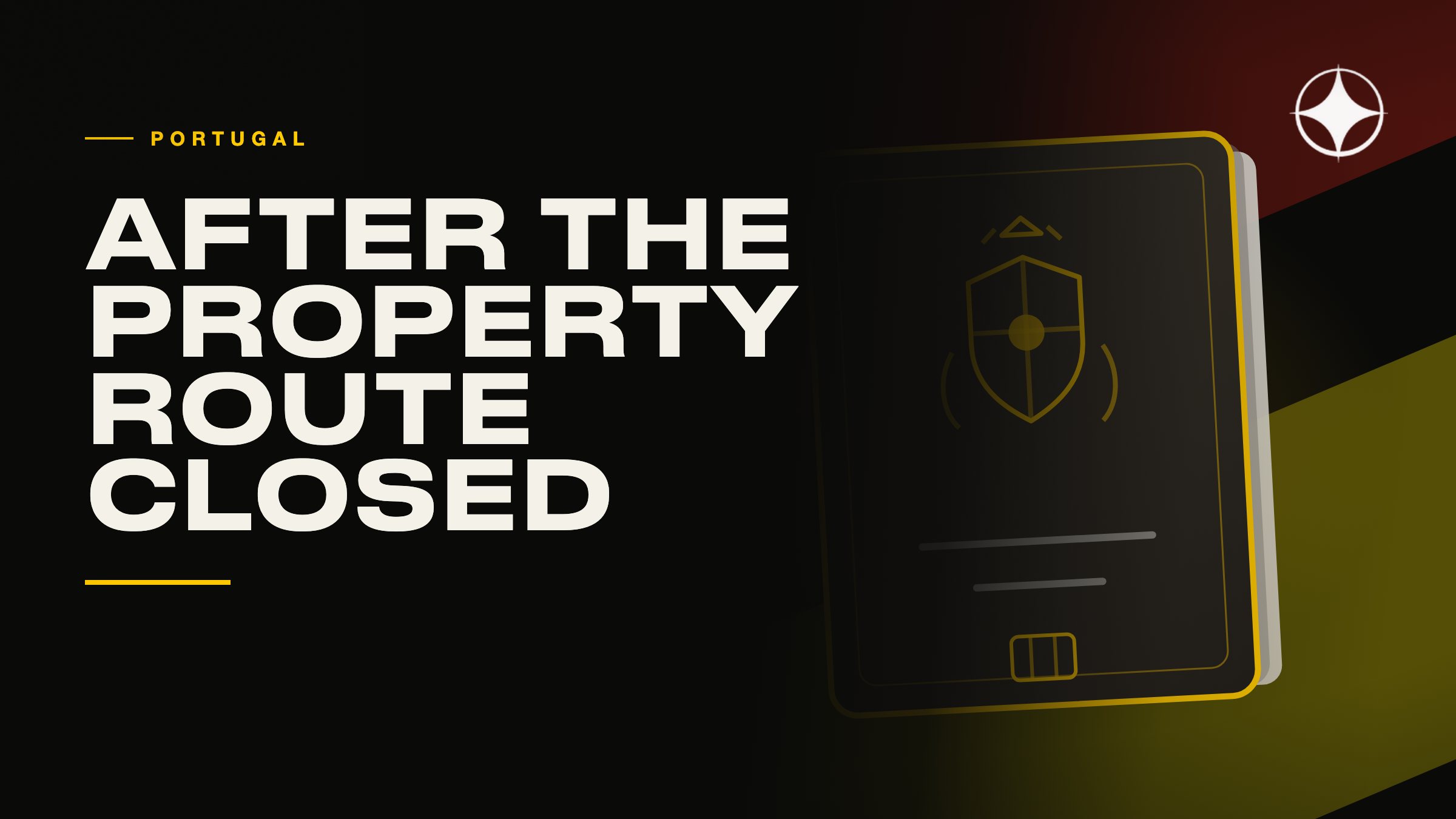 Portugal after the property route closed: what is left of the golden visa