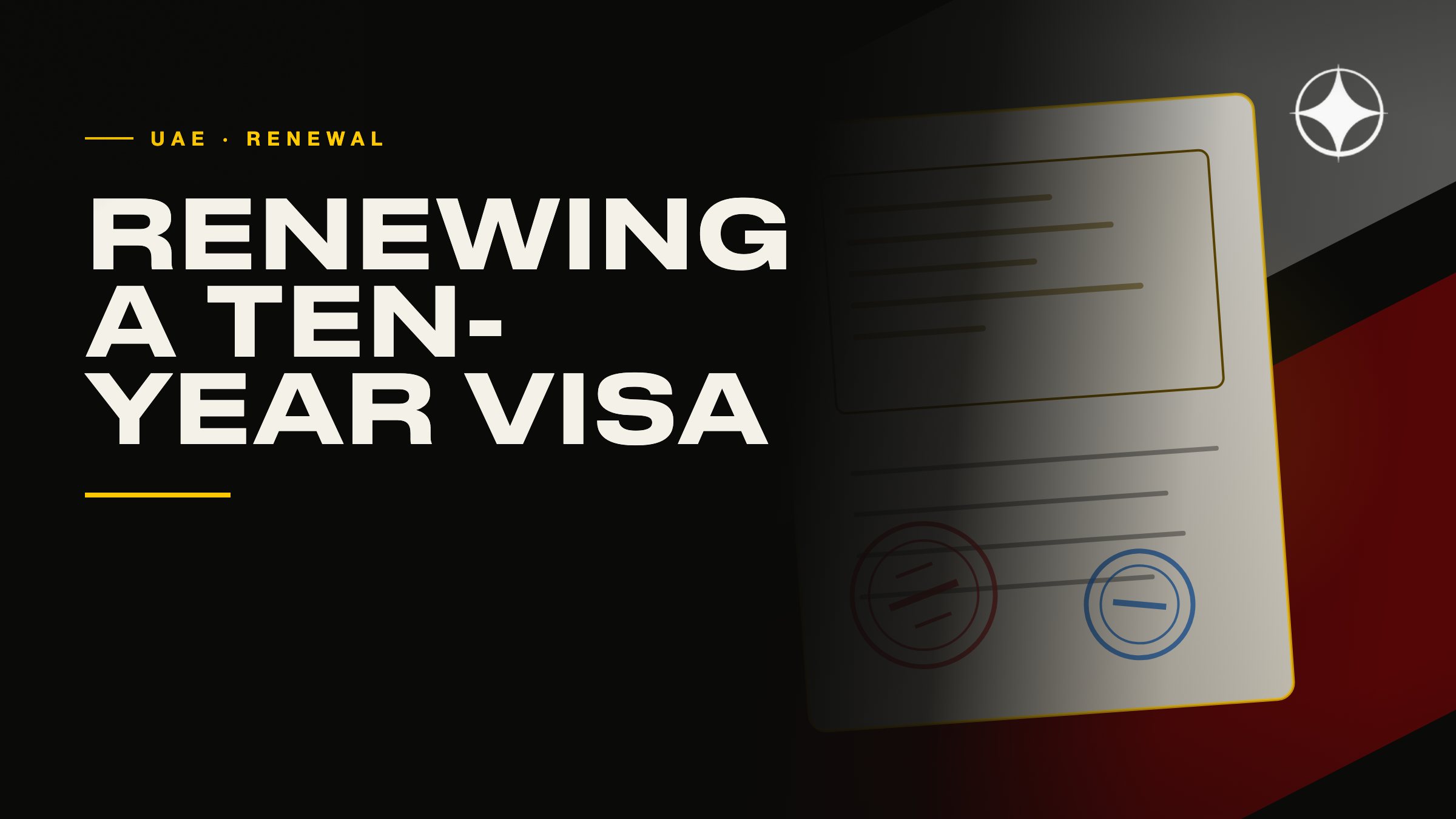 Renewing a ten-year visa: what is actually checked